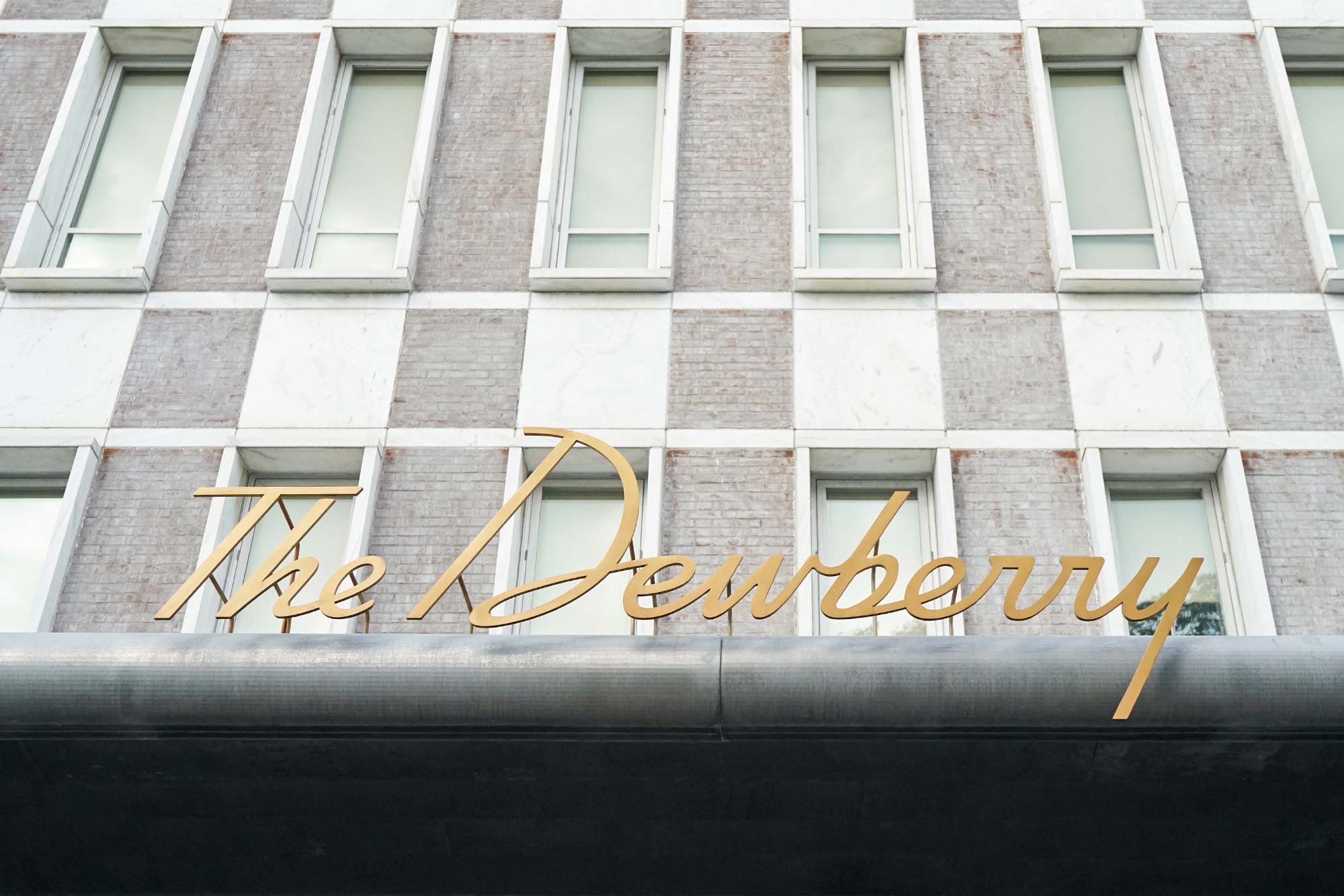 The Dewberry Hotel sign