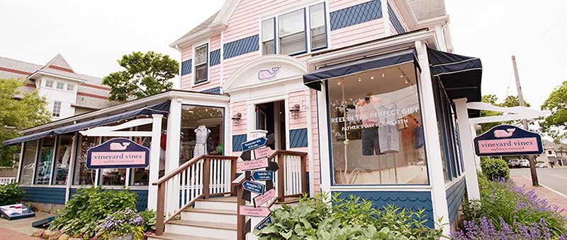 vineyard vines Oak Bluffs storefront