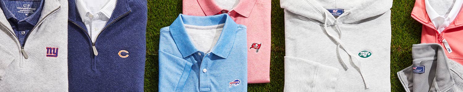 vineyard vines officially licensed NFL product collection