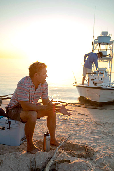 Nate Weinbaum on the beach