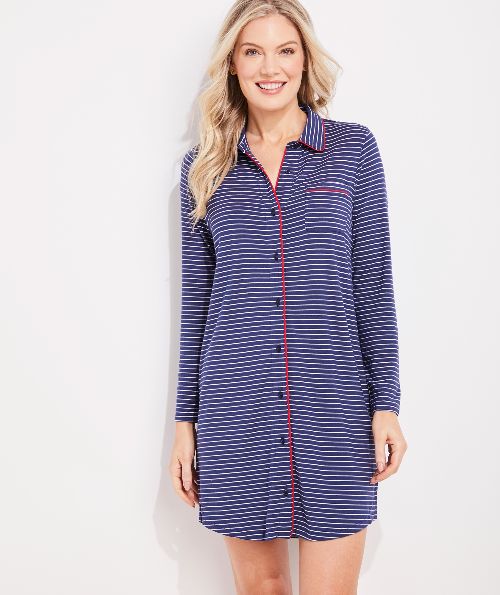 Shop Super Soft Knit Sleep Shirt at vineyard vines