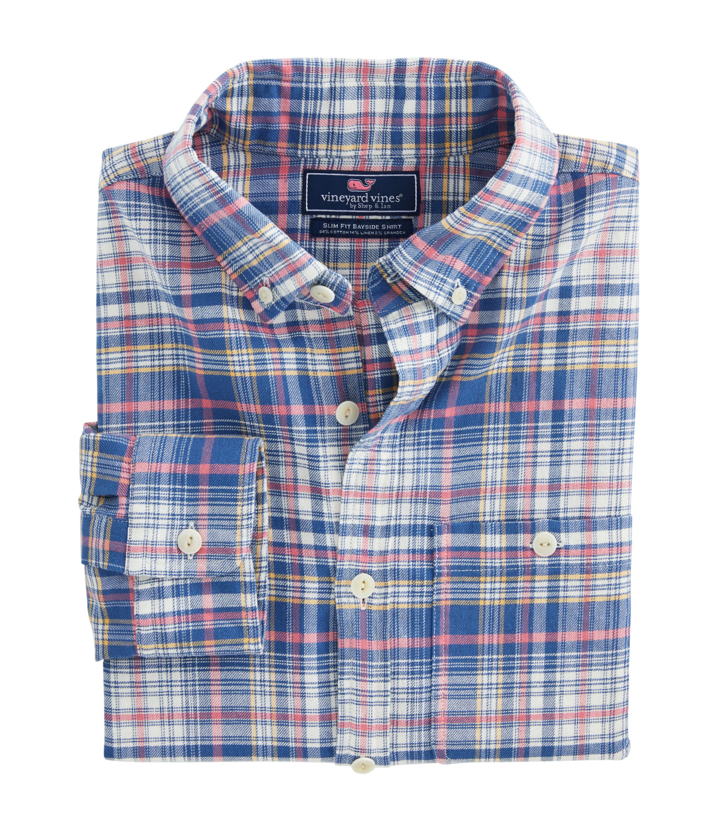 Shop Harpers Slim Fit Longshore Shirt at vineyard vines