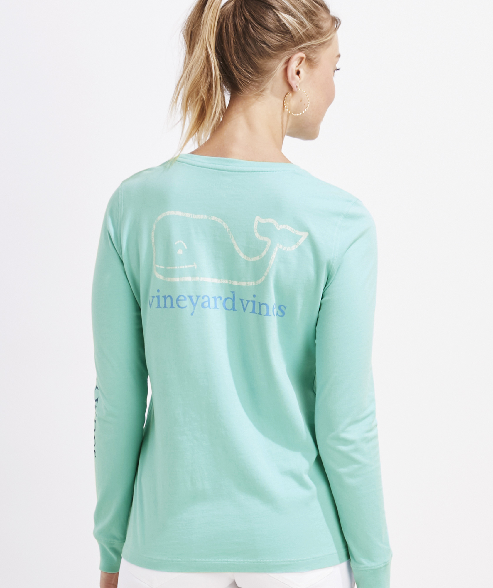 Women's Radiant Whale Pocket Tee by Vineyard Vines