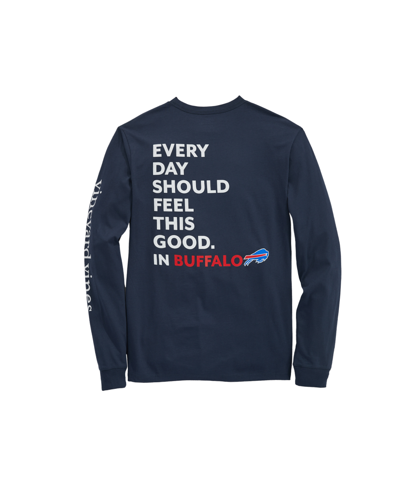 Shop Womens Cashmere Crewneck - Buffalo Bills at vineyard vines