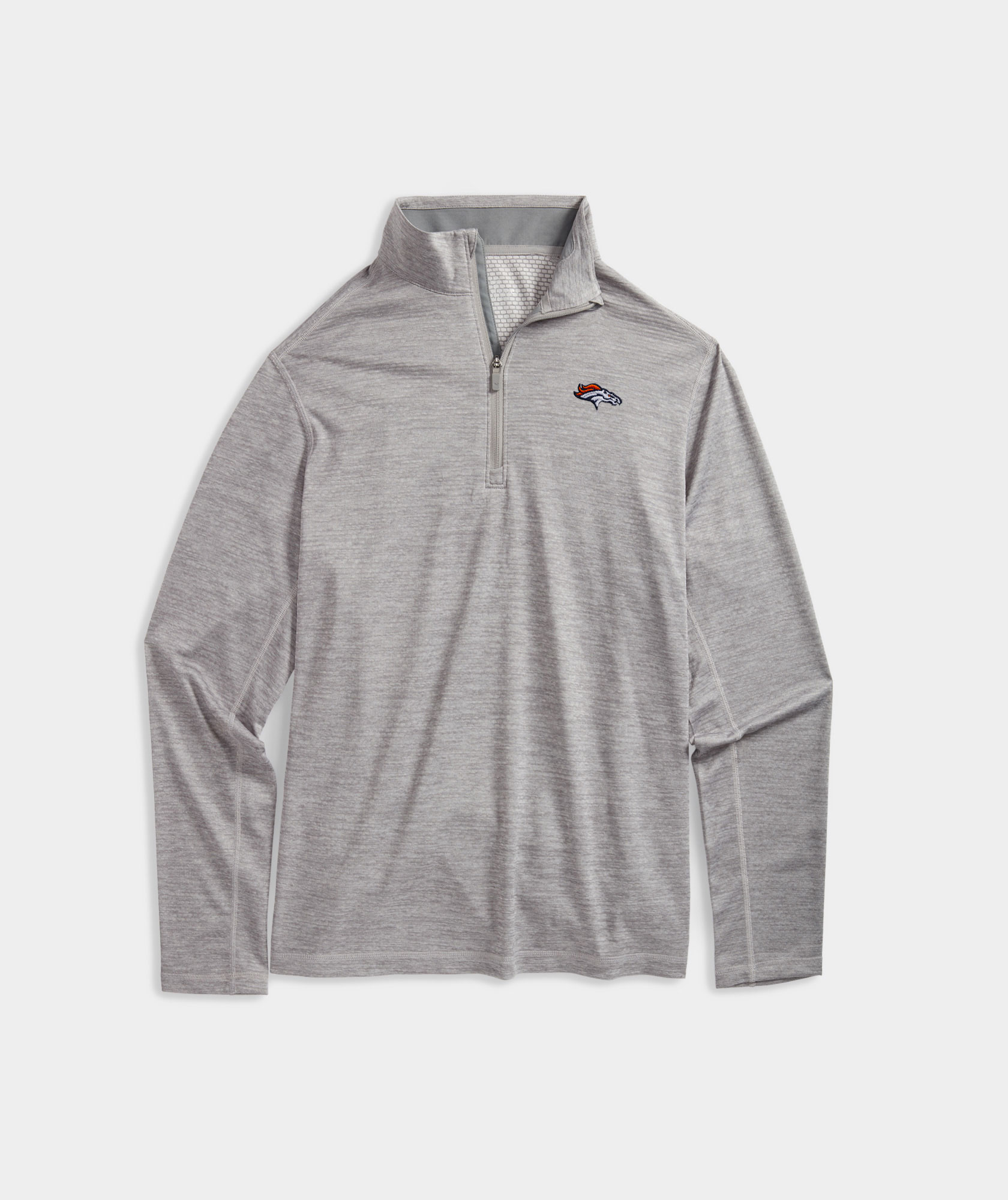 Vineyard Vines Broncos Shep Shirt Quarter-Zip Sweatshirt