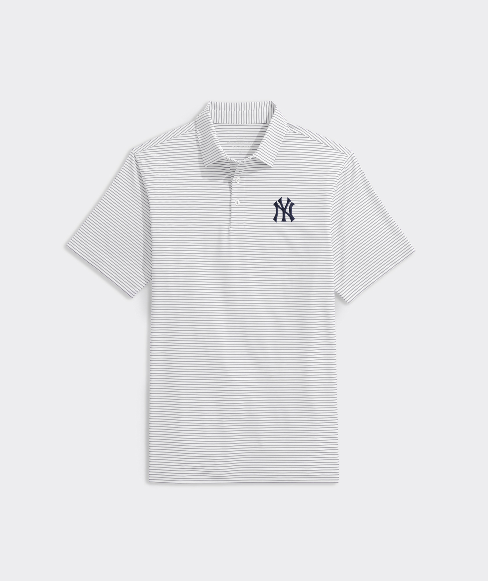 Shop New York Yankees Bradley Stripe Sankaty Polo at vineyard vines