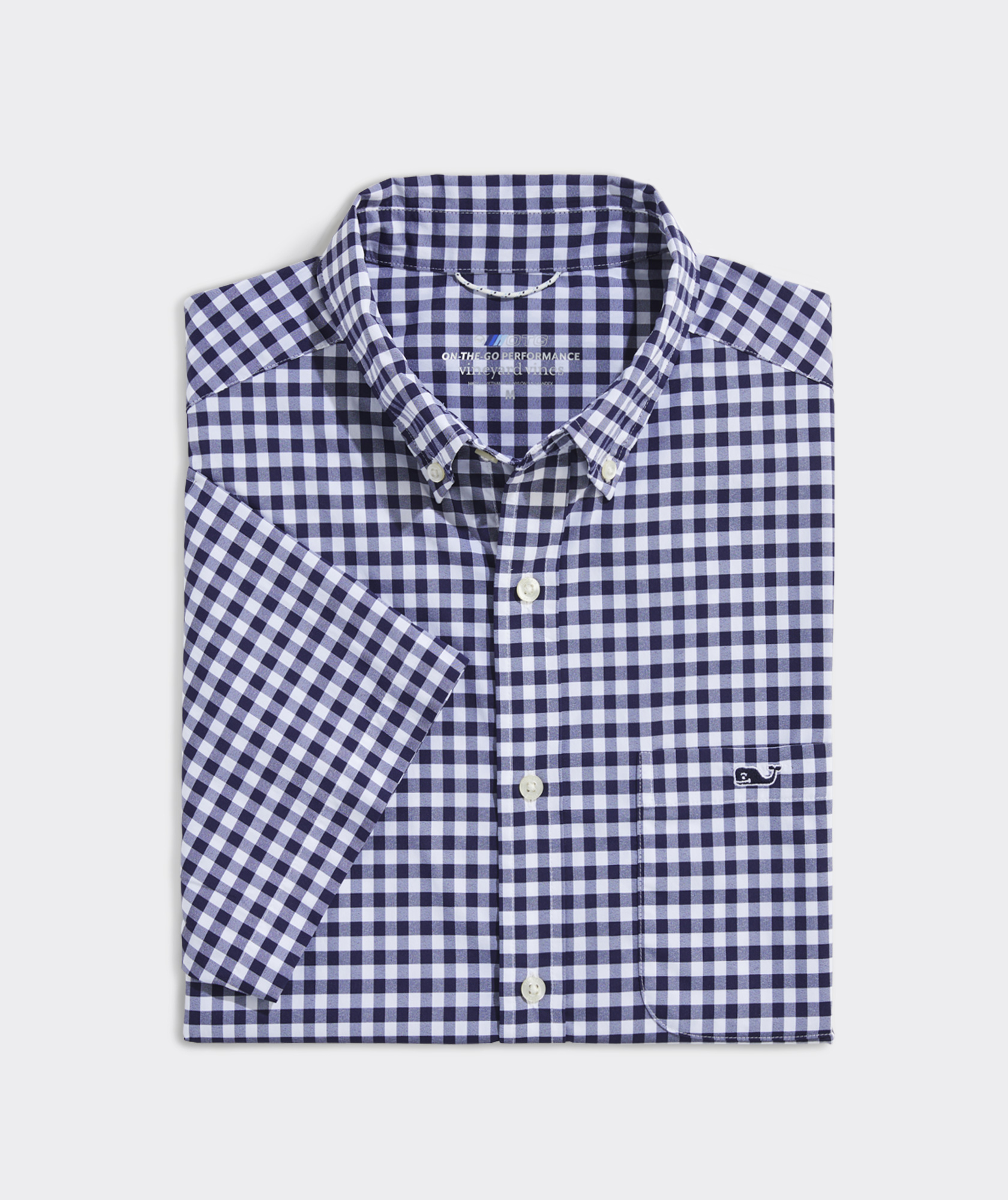 Shop On-The-Go Lightweight Short-Sleeve Gingham Shirt at vineyard vines