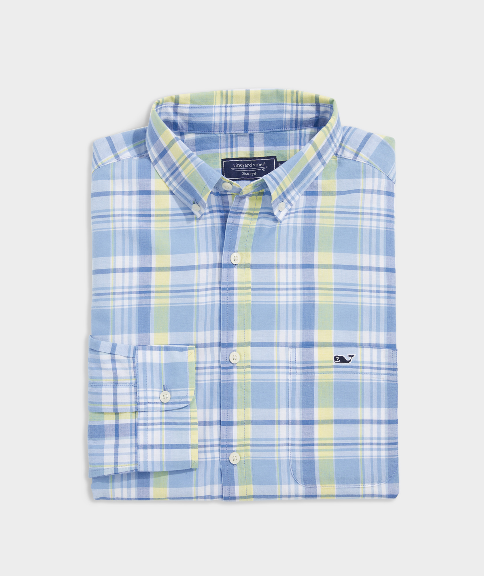 Shop Cotton Madras Shirt at vineyard vines