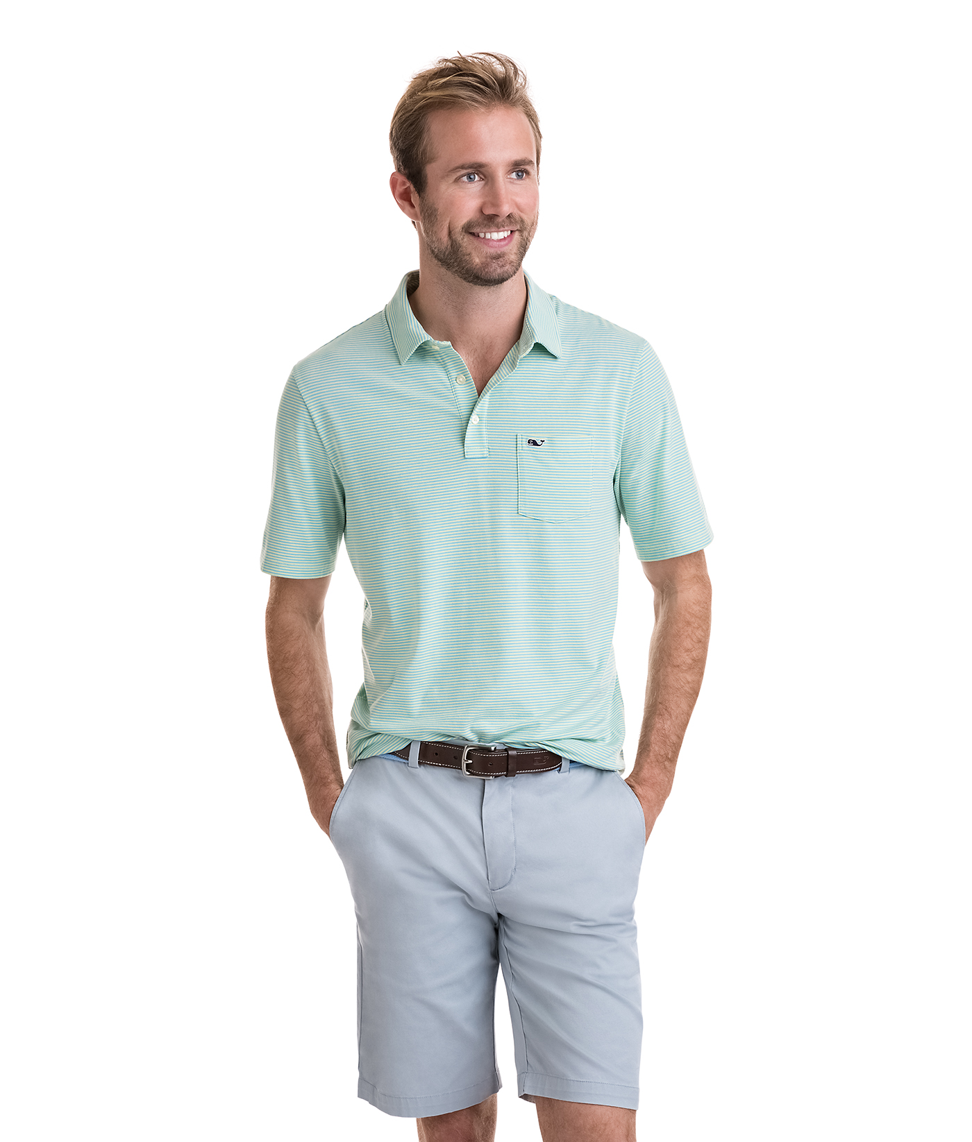 Philadelphia Eagles Vineyard Vines Edgartown Team Tri-Blend Polo