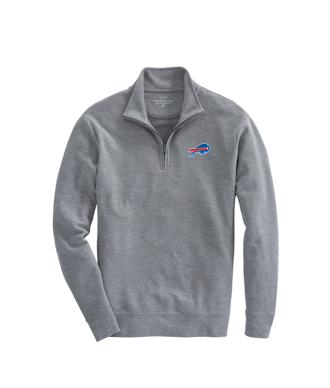 Buffalo Bills Vineyard Vines Saltwater Quarter-Zip Jacket - Gray