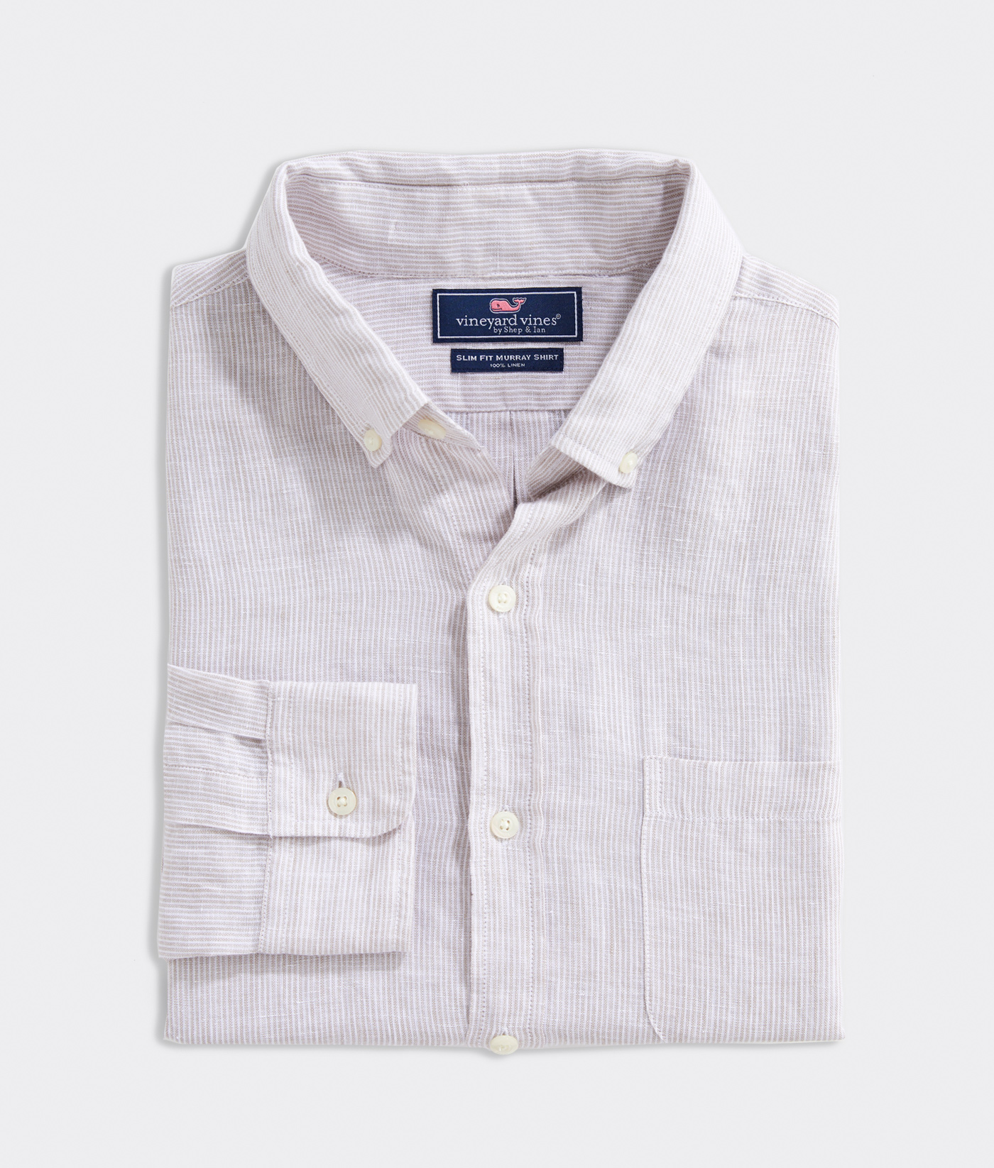 Shop Slim Fit Paradise Linen Murray Button-Down Shirt at vineyard vines