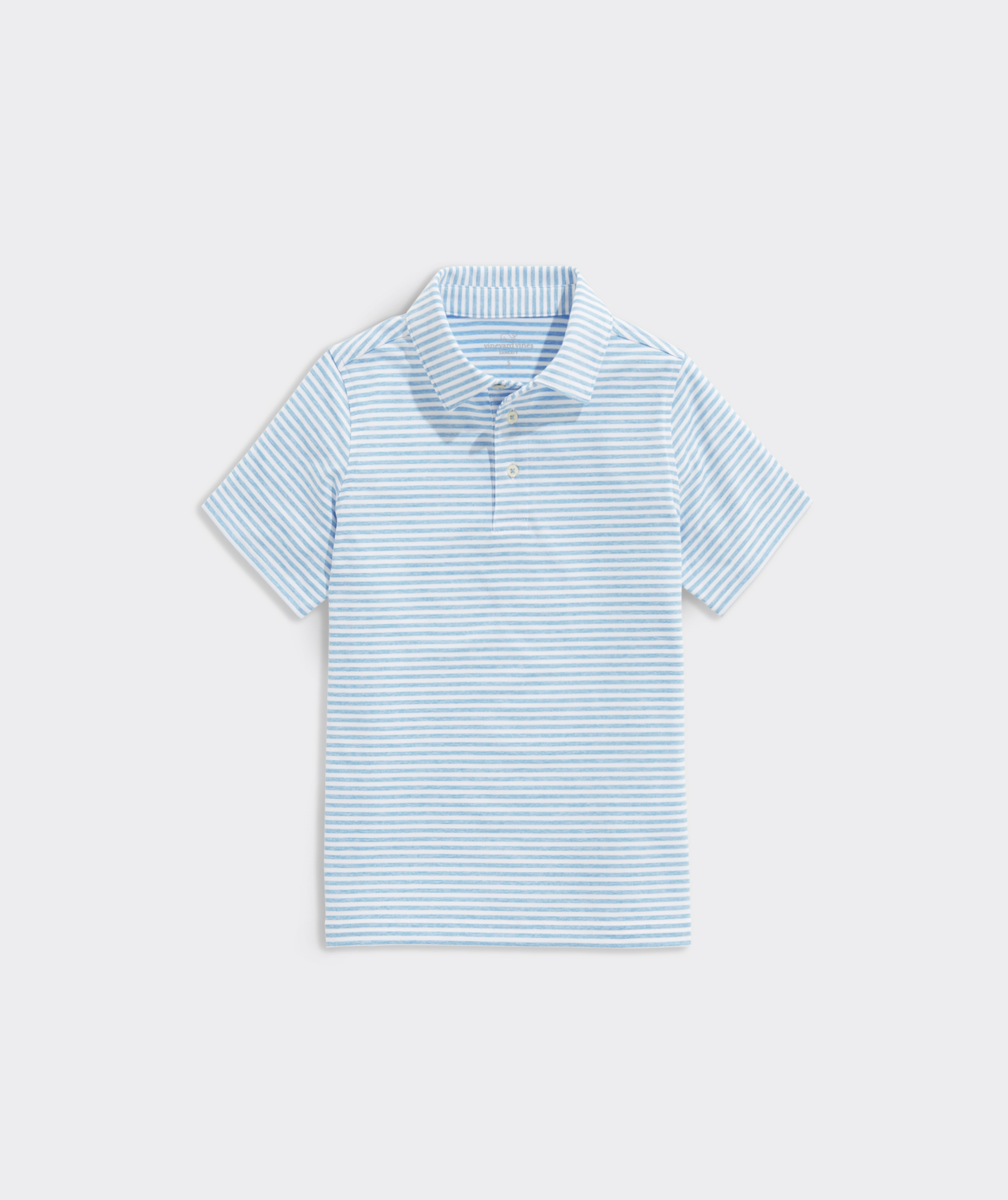 Kids' Heathered Winstead Stripe Sankaty Polo