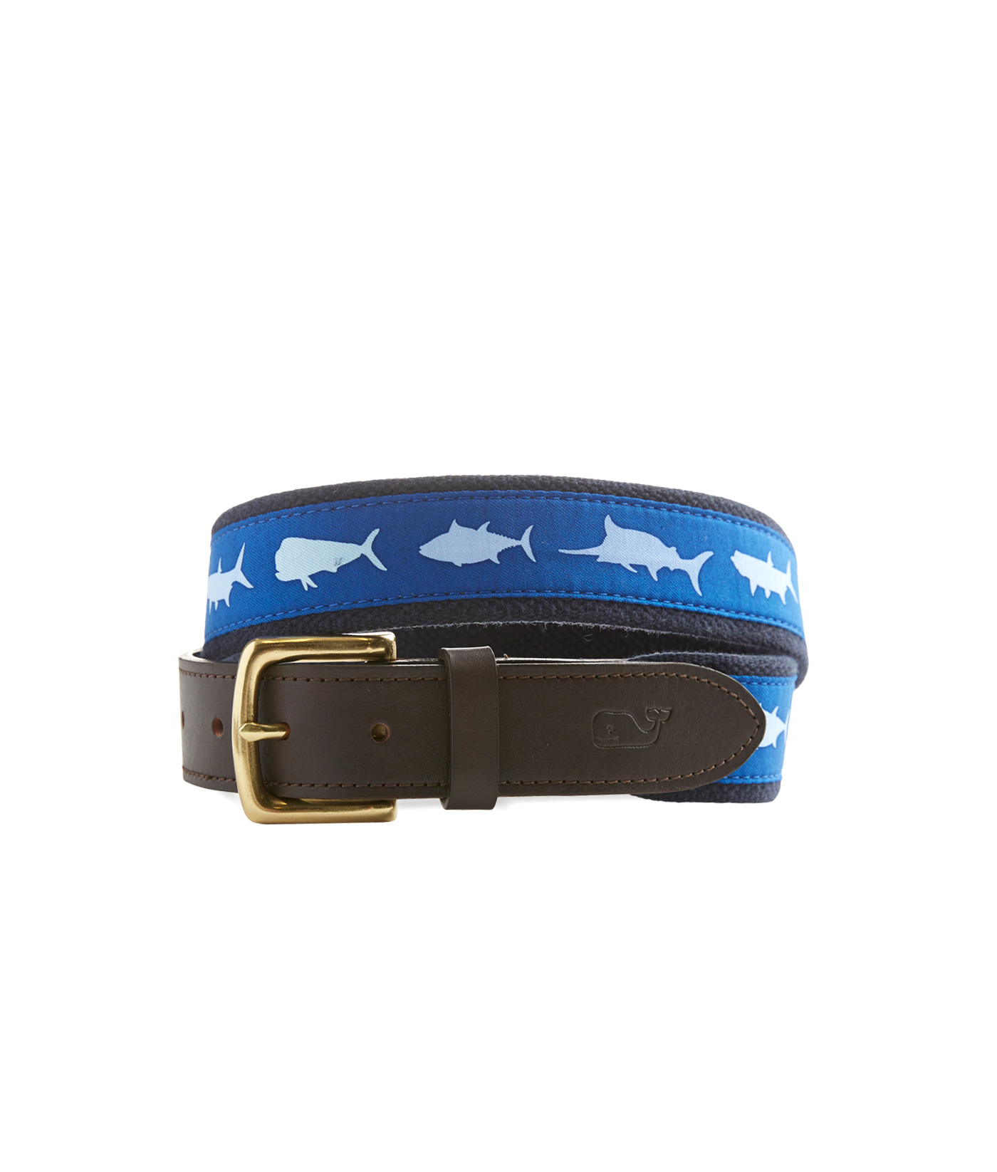 vineyard vines fish belt