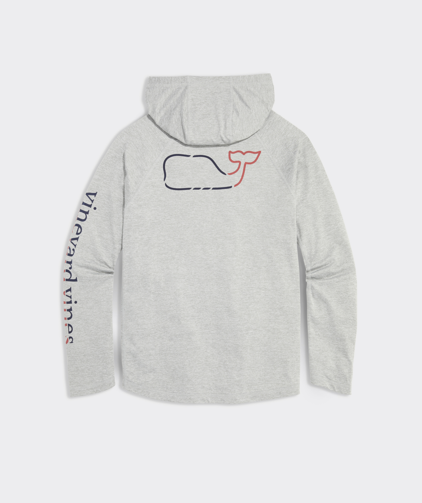 Shop On The Go Whale Outline Long Sleeve Harbor Performance Hoodie Tee at vineyard vines