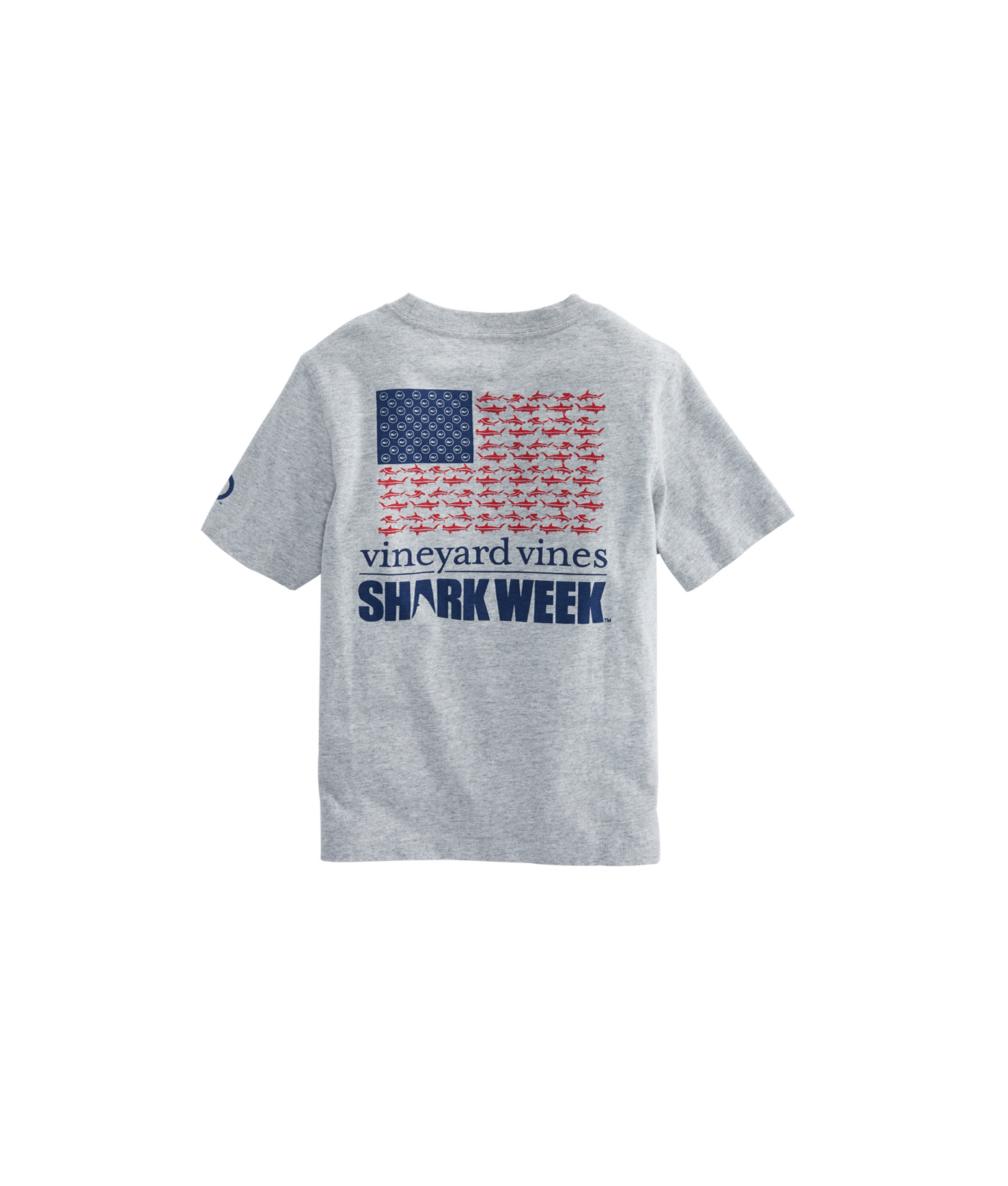 Shop Kids Shark Week Sharks & Stripes T-Shirt at vineyard vines