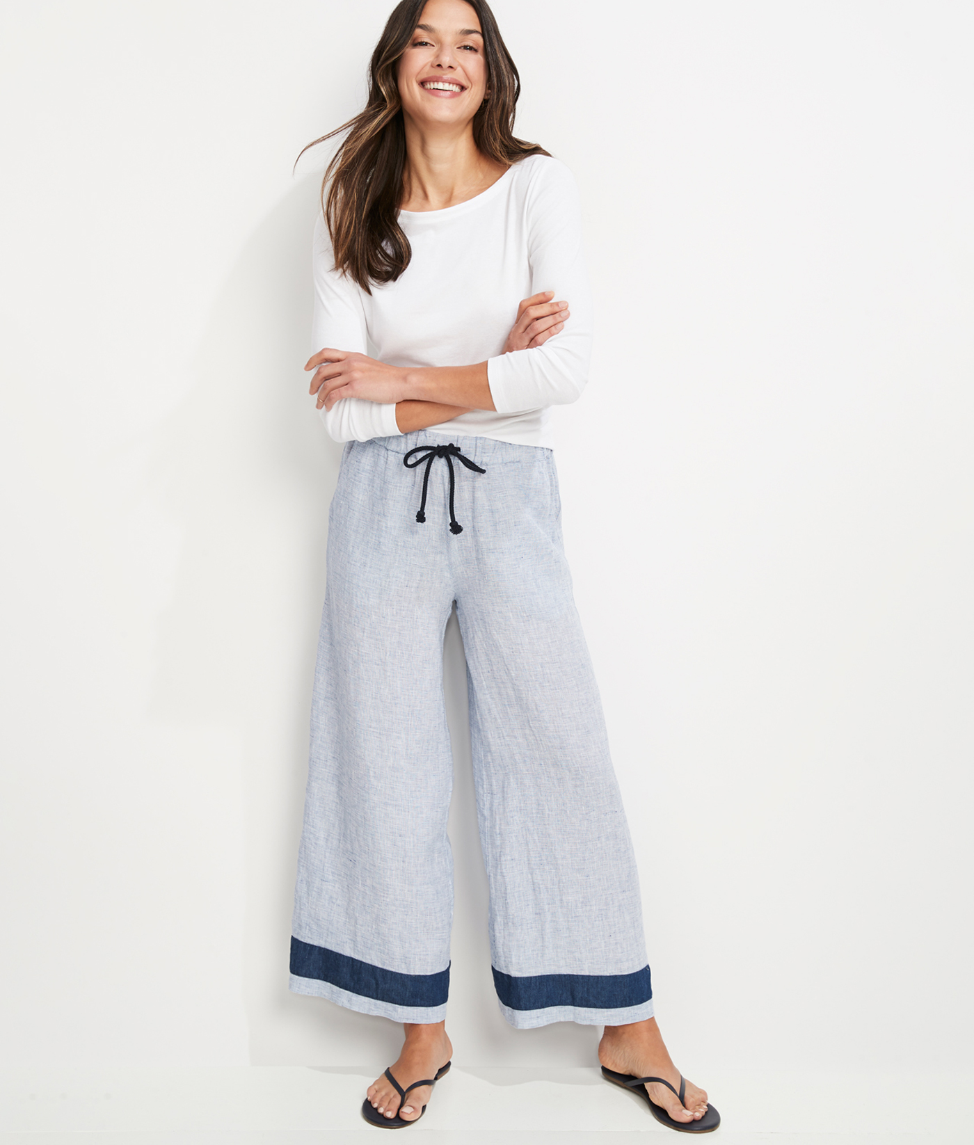 sunny girl linen pants