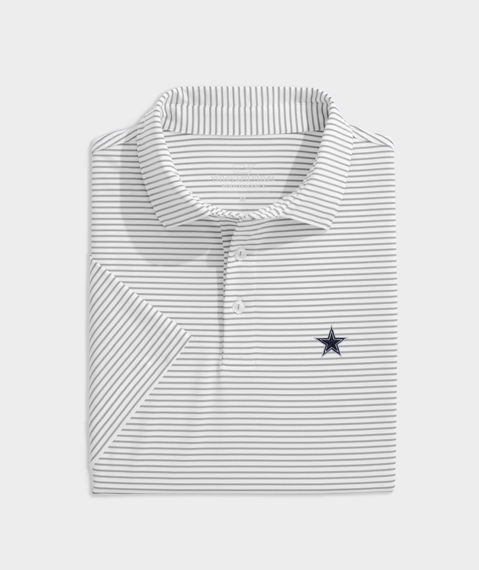 Lids Dallas Cowboys Vineyard Vines Destin Stripe Sankaty Polo - Gray