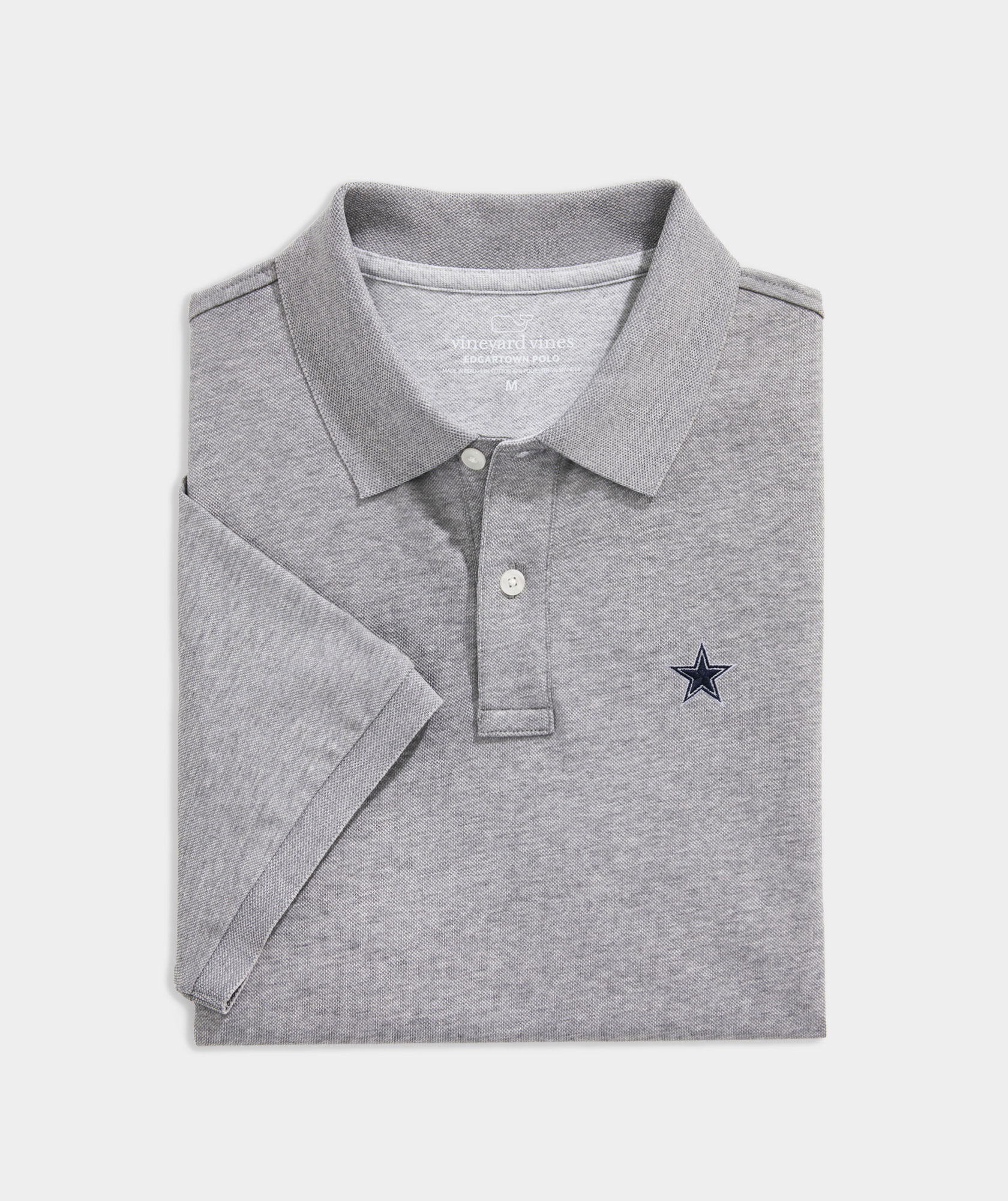 Shop Mens Edgartown Pique Polo - Dallas Cowboys at vineyard vines