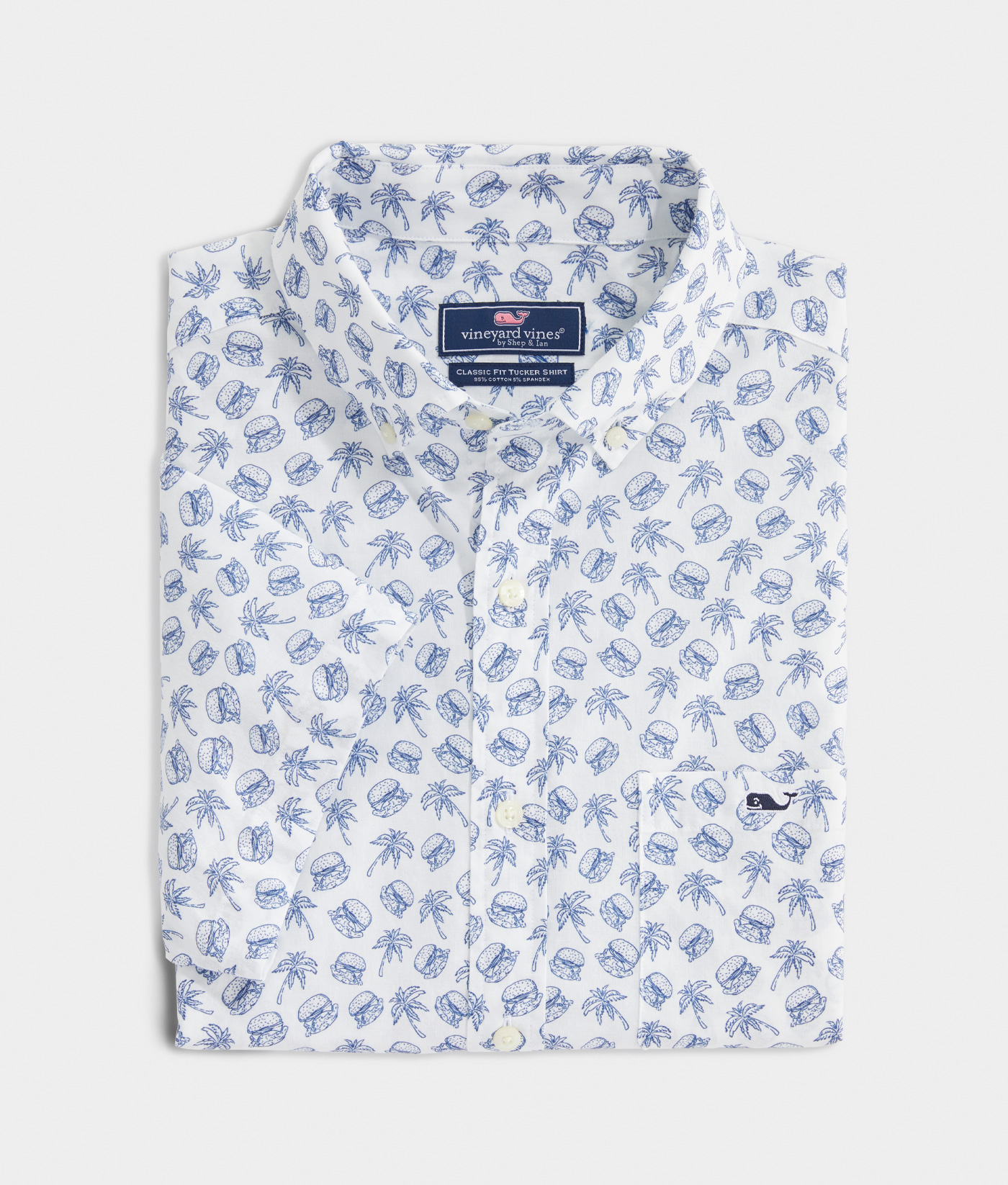 Vineyard Vines Classic Fit Floral Print Short-Sleeve Button-Down