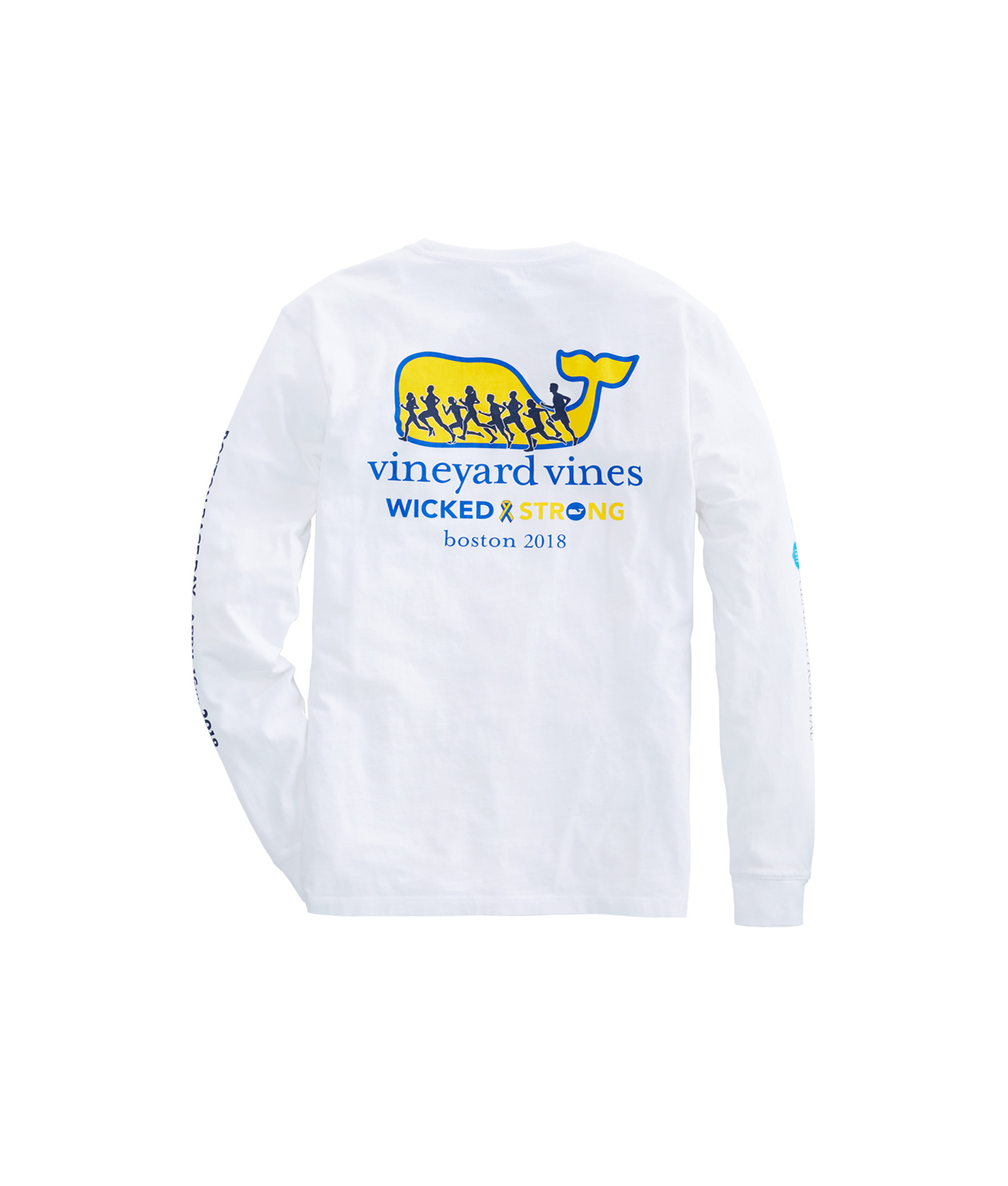 Shop Wicked Strong Boston Marathon Whale Long-Sleeve Pocket Tee at vineyard  vines