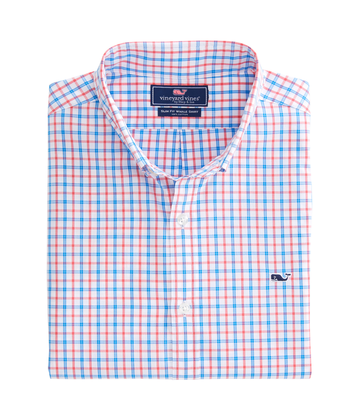 Write a Review for Sandy Cay Check Slim Whale Shirt