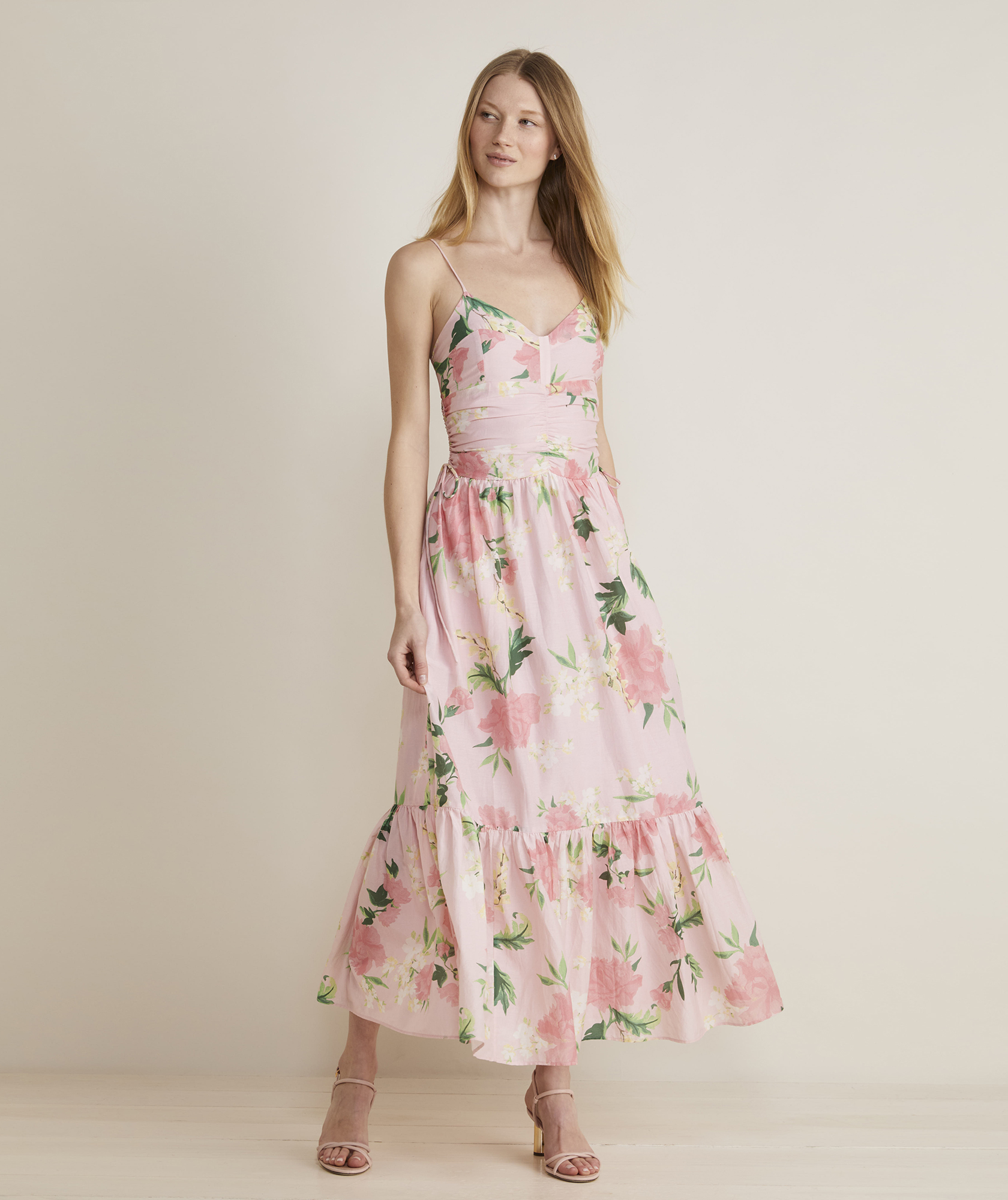 Outlet Vineyard Vines Medallion Silk Maxi Dress