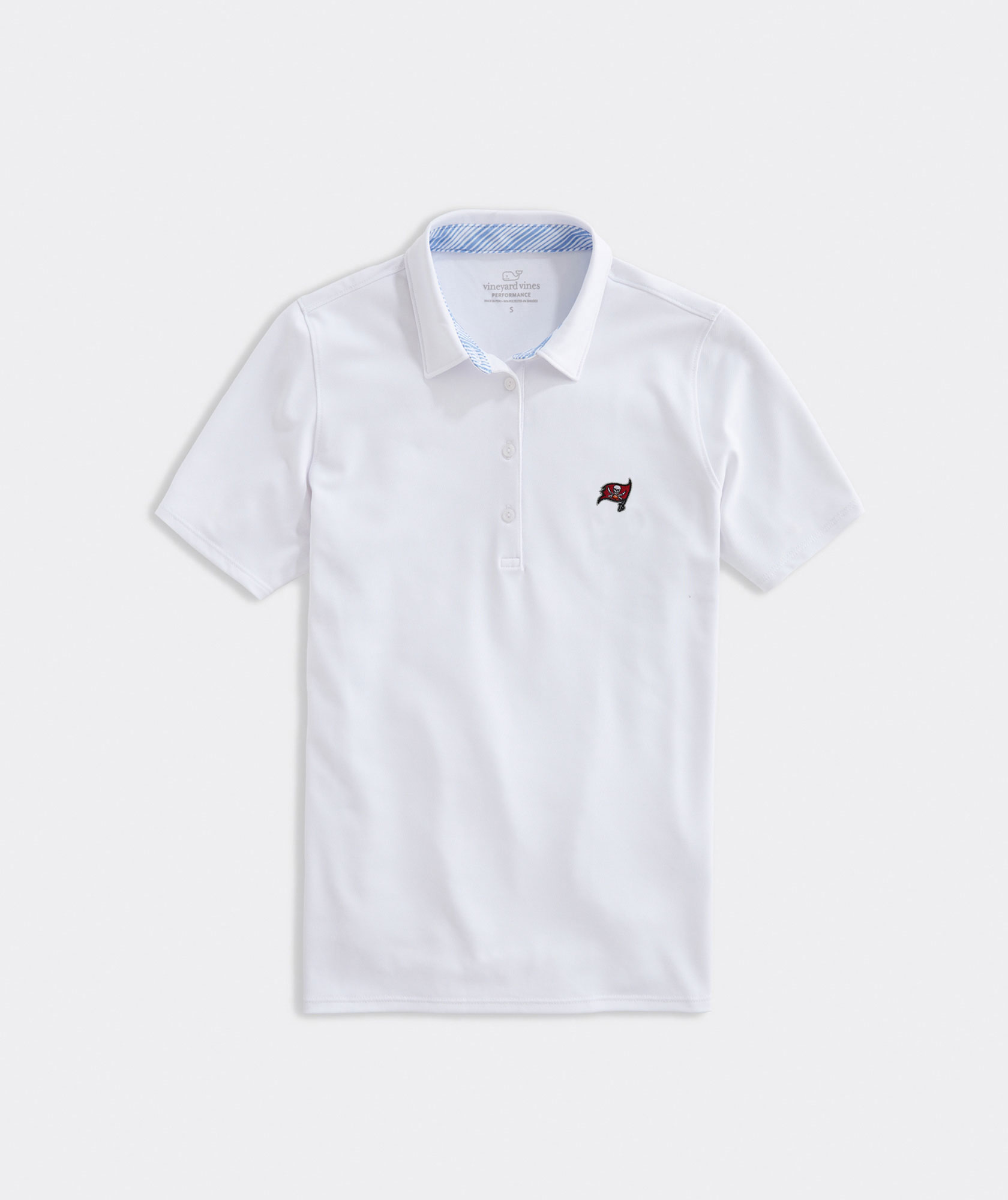 Shop Womens Tampa Bay Buccaneers Pique Polo at vineyard vines