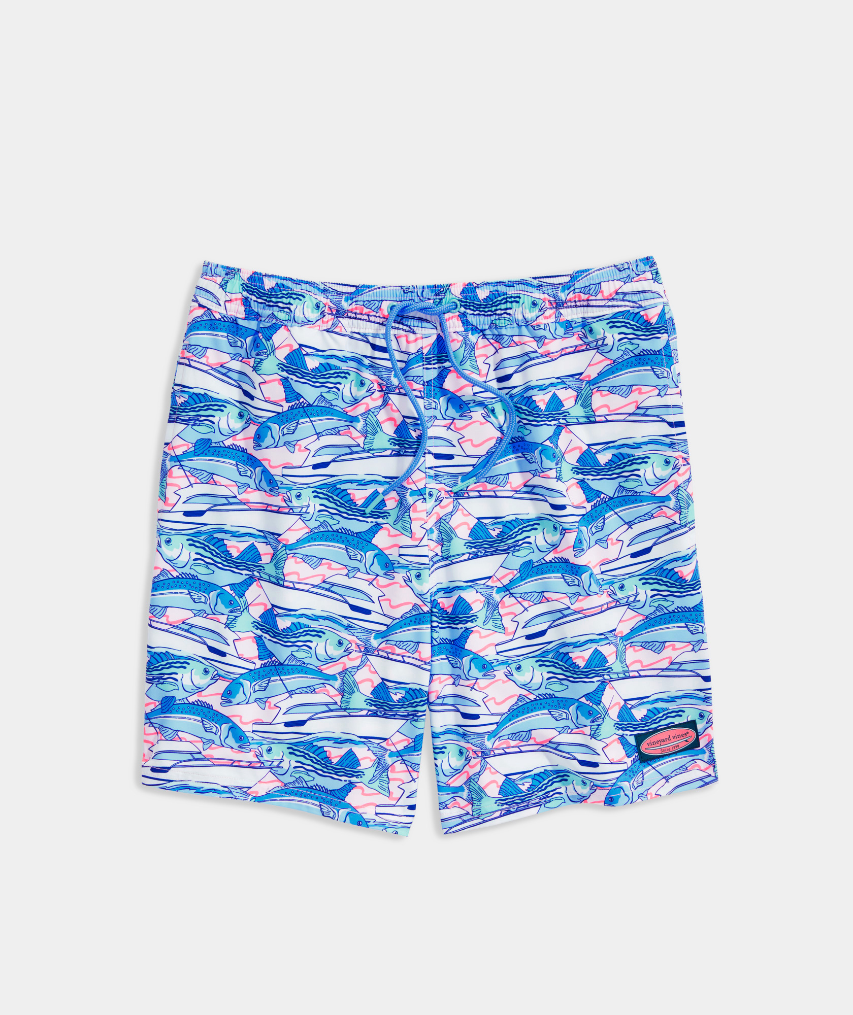 Shop 7 Inch Printed Chappy Trunks at vineyard vines