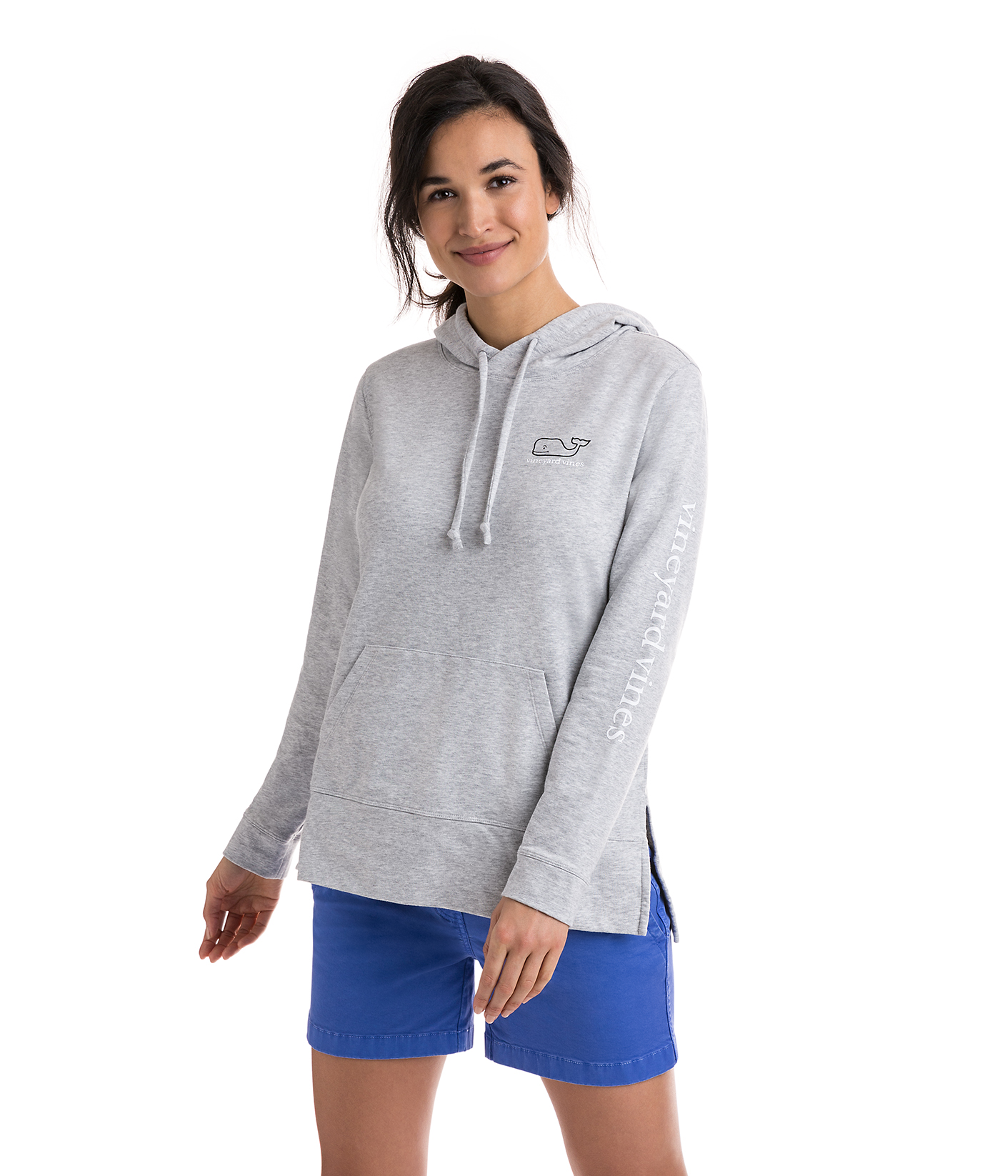 Shop Long Sleeve Whale French Terry Hoodie at vineyard vines