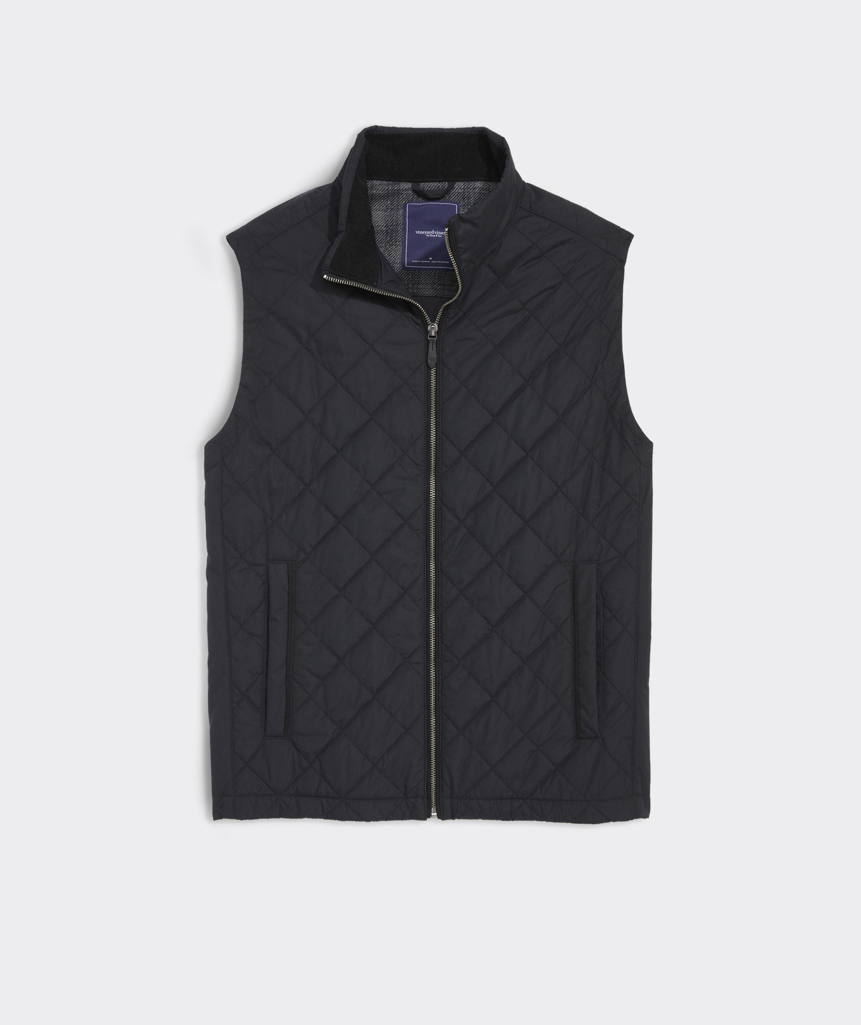 Buy Vineyard Vines Quilted Vest Goose Down insulated warm S colorblock Blue