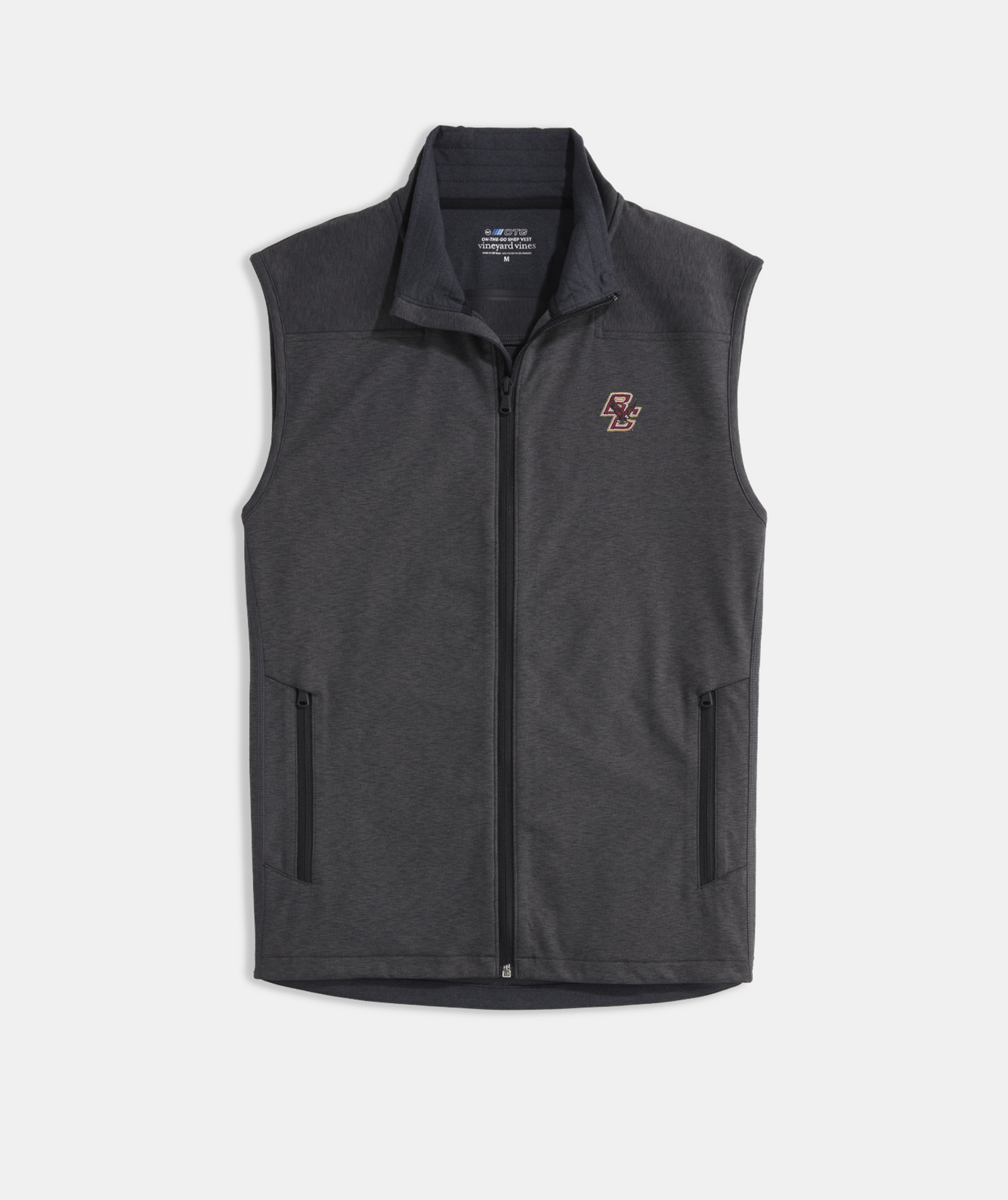 New men's L Vineyard Vines On-The-Go Shep store vest in black