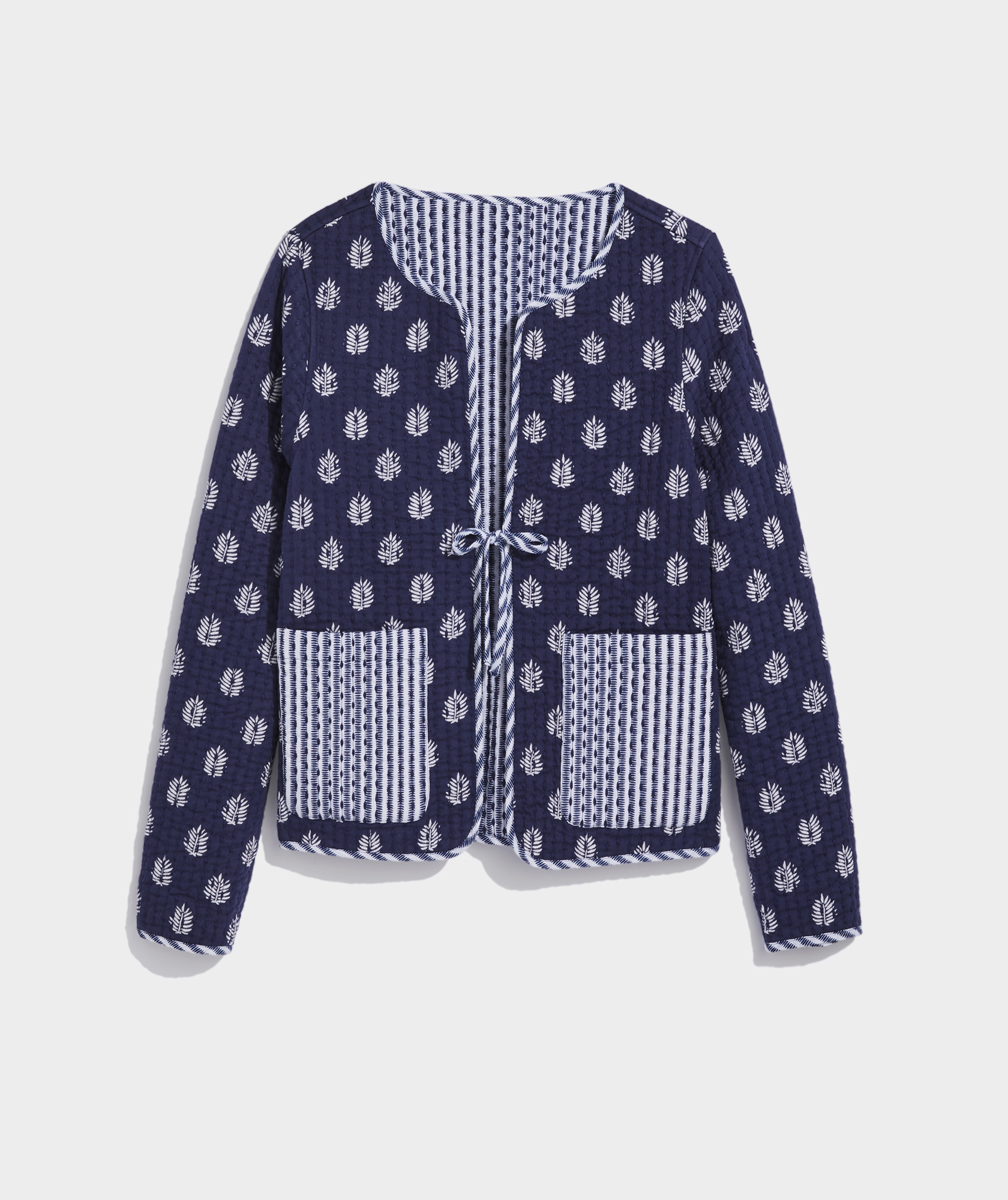 Shop Palm Leaf Reversible Quilted Jacket at vineyard vines