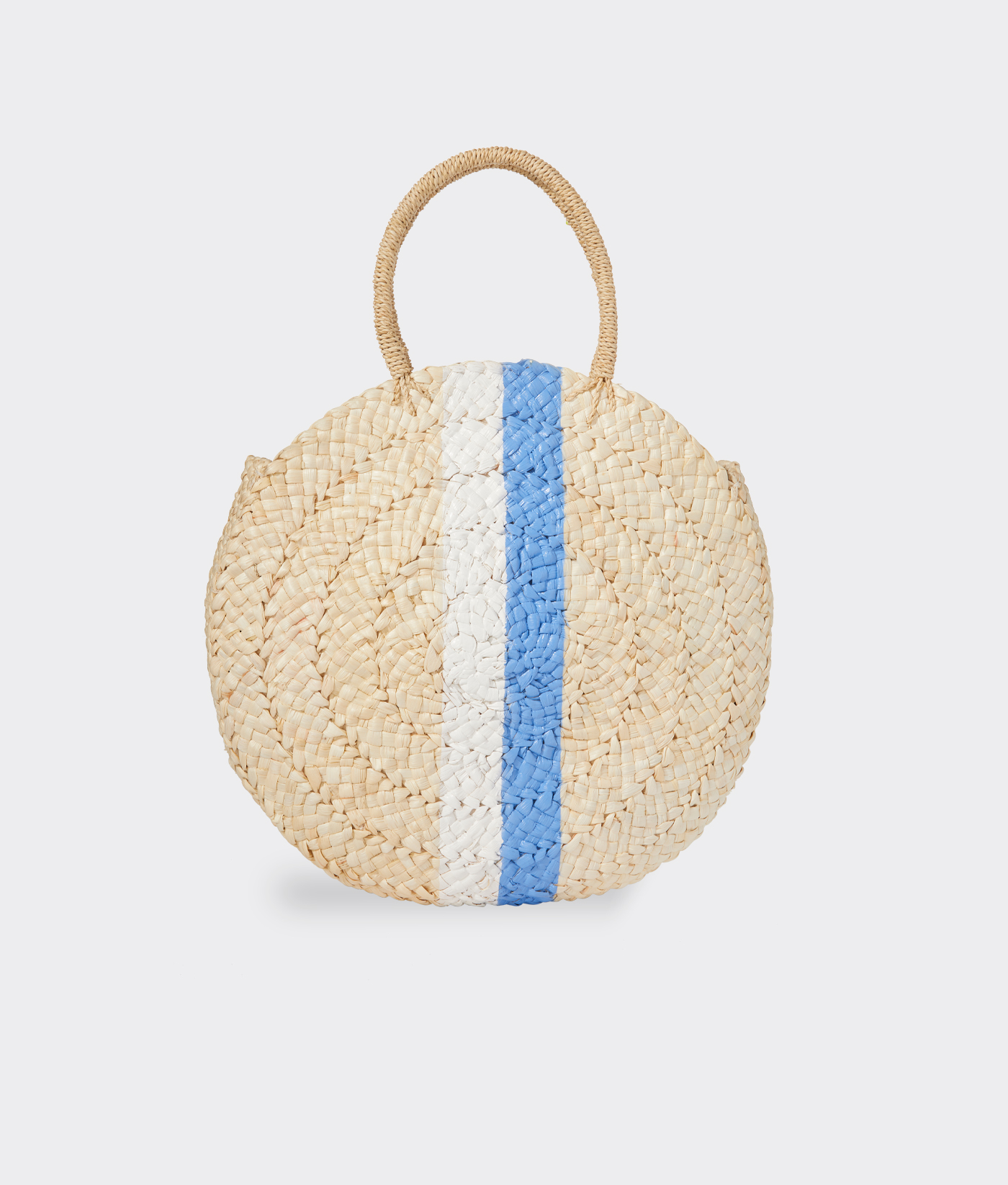 straw circle tote