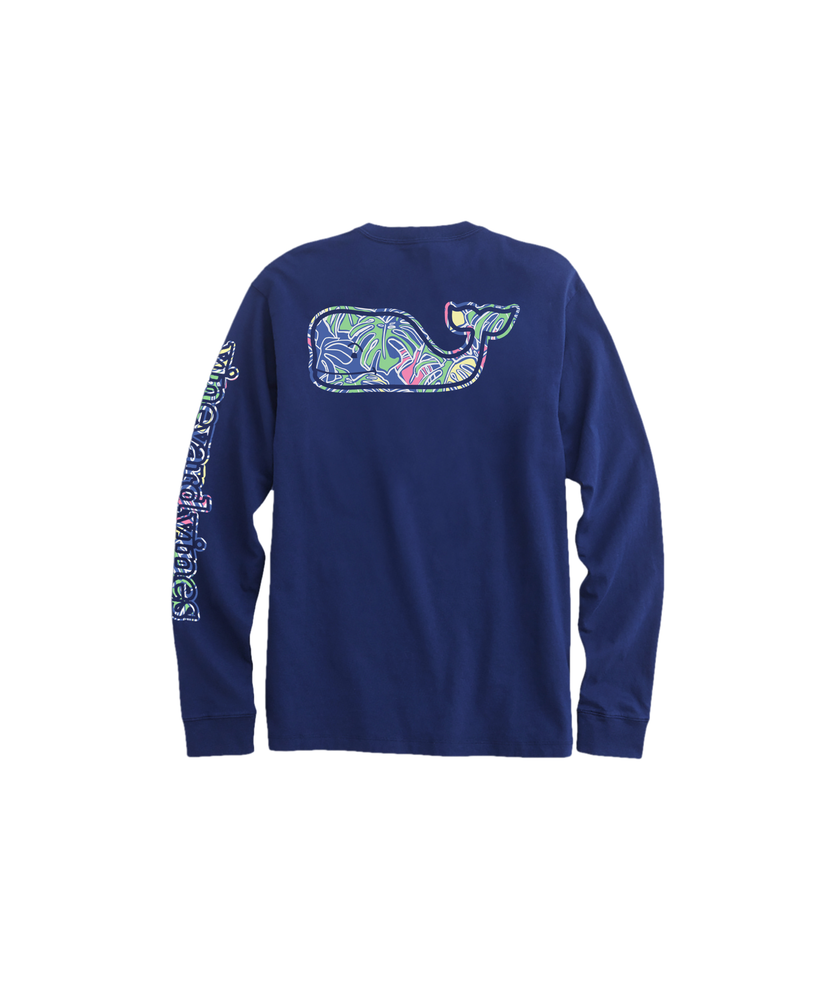 Vineyard Vines Colorful Tropics Whale Shirt - High-Quality Printed