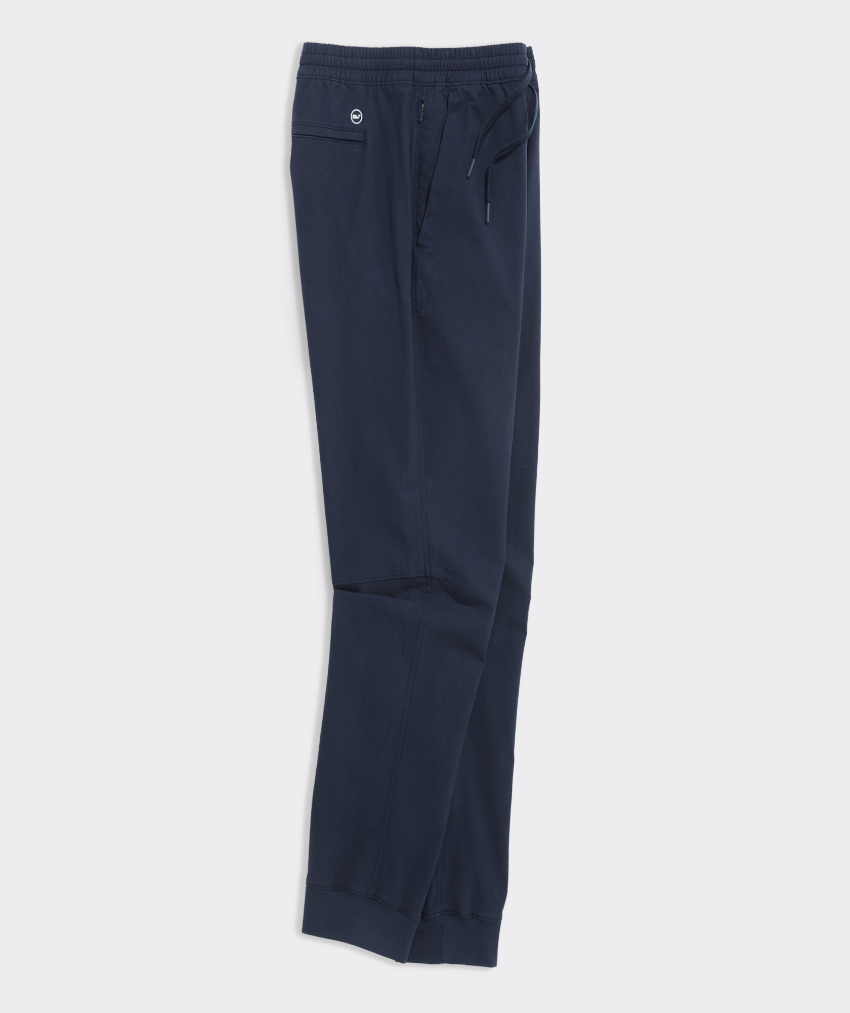On The Go Canvas Pull On Joggers Nautical Navy
