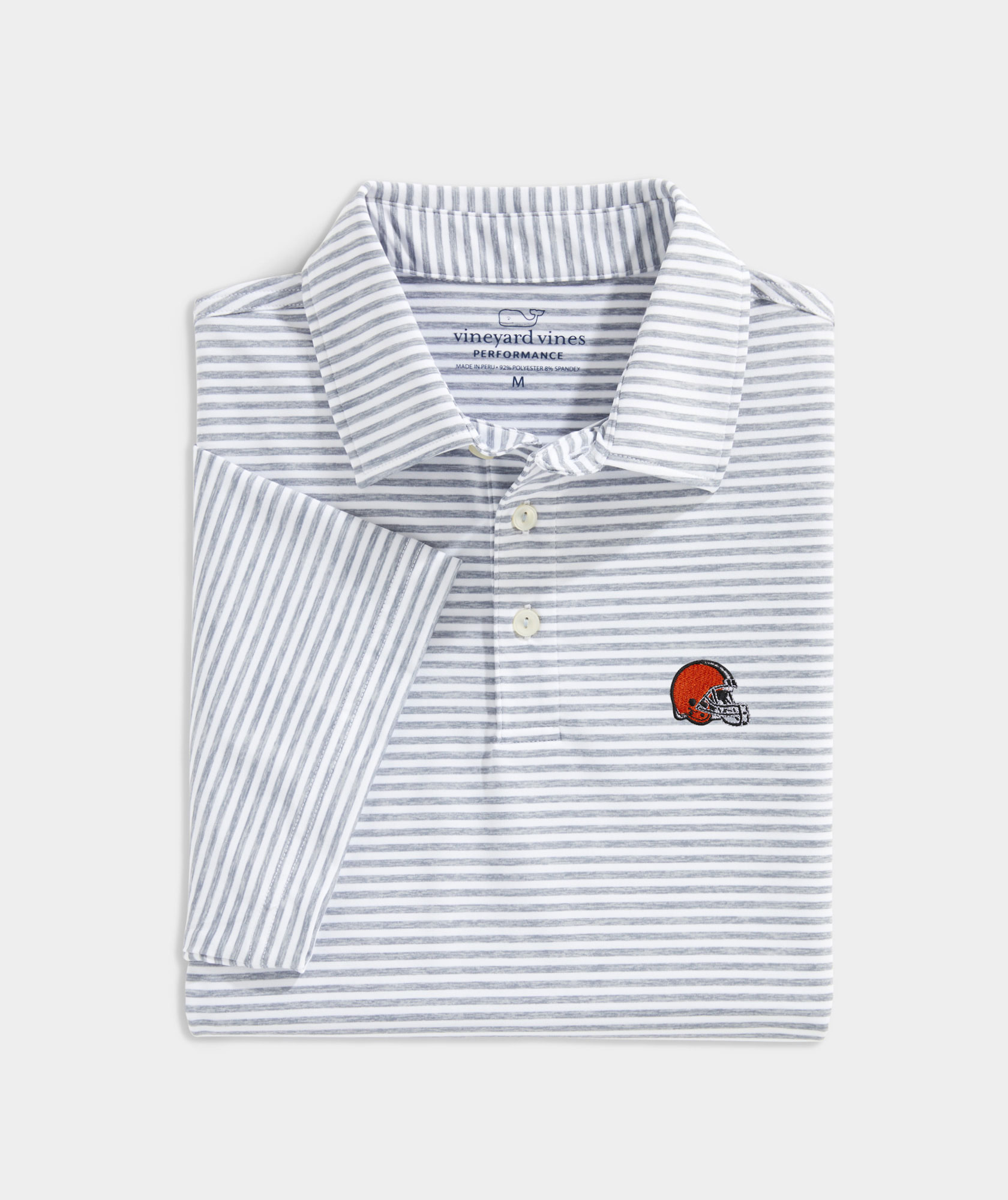 Shop Winstead Stripe Sankaty Polo - Cleveland Browns at vineyard vines