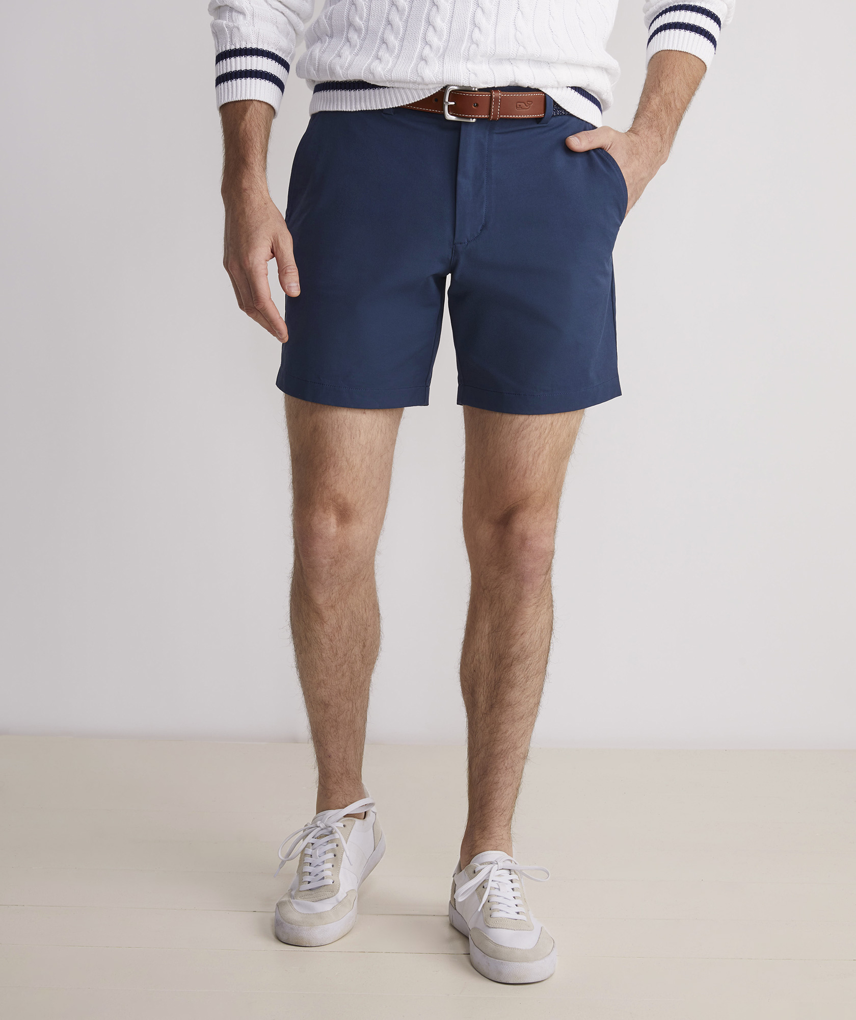 7 Inch On-The-Go Performance Shorts - Blue Blazer