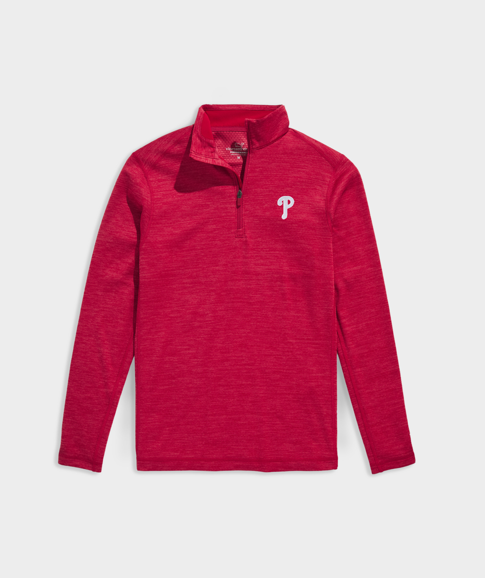 Levelwear Philadelphia Phillies Red Gear Long Sleeve 1/4 Zip Pullover, Red, 100% POLYESTER, Size XL, Rally House