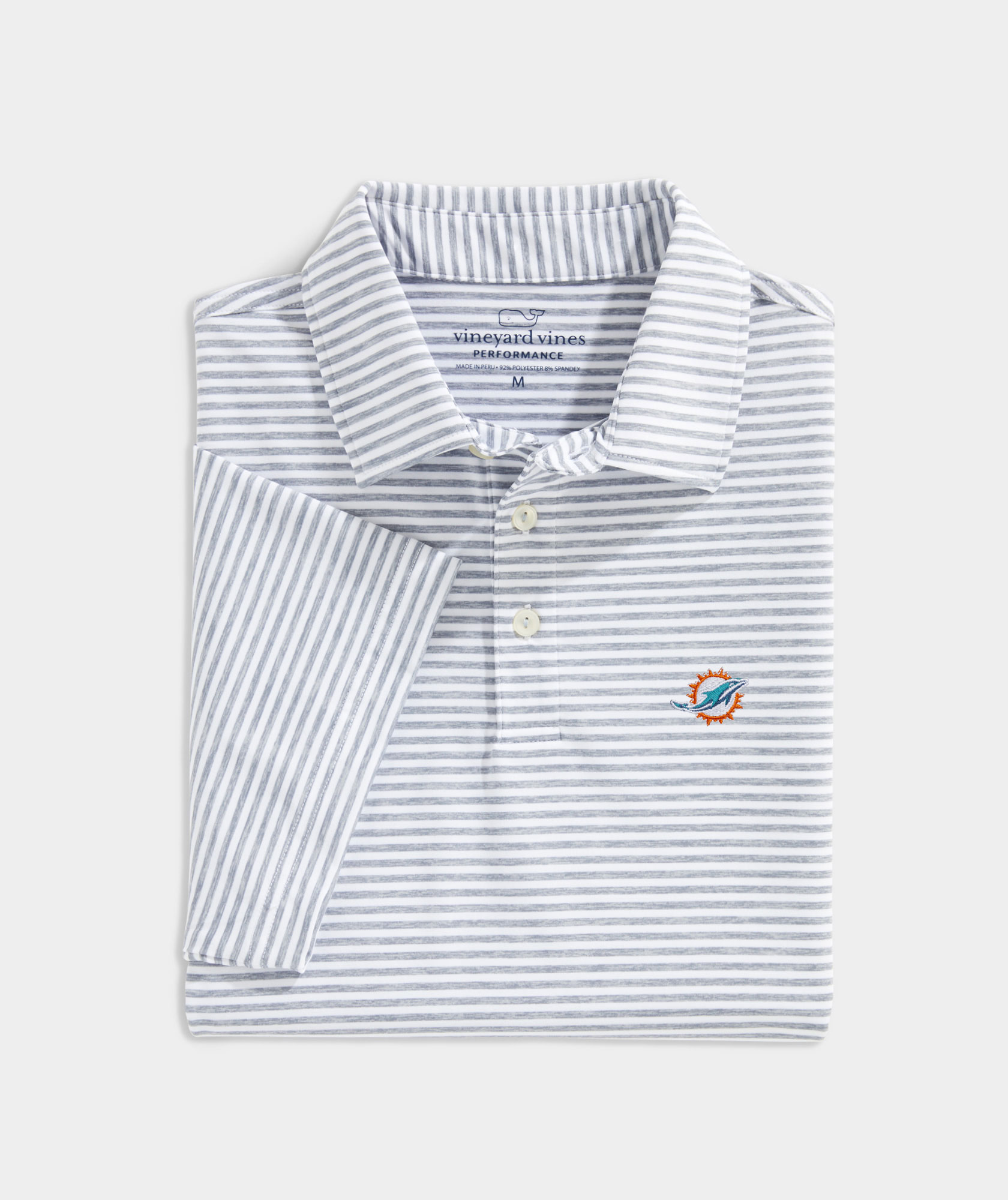 Shop Mens Heathered Winstead Polo - Miami Dolphins at vineyard vines