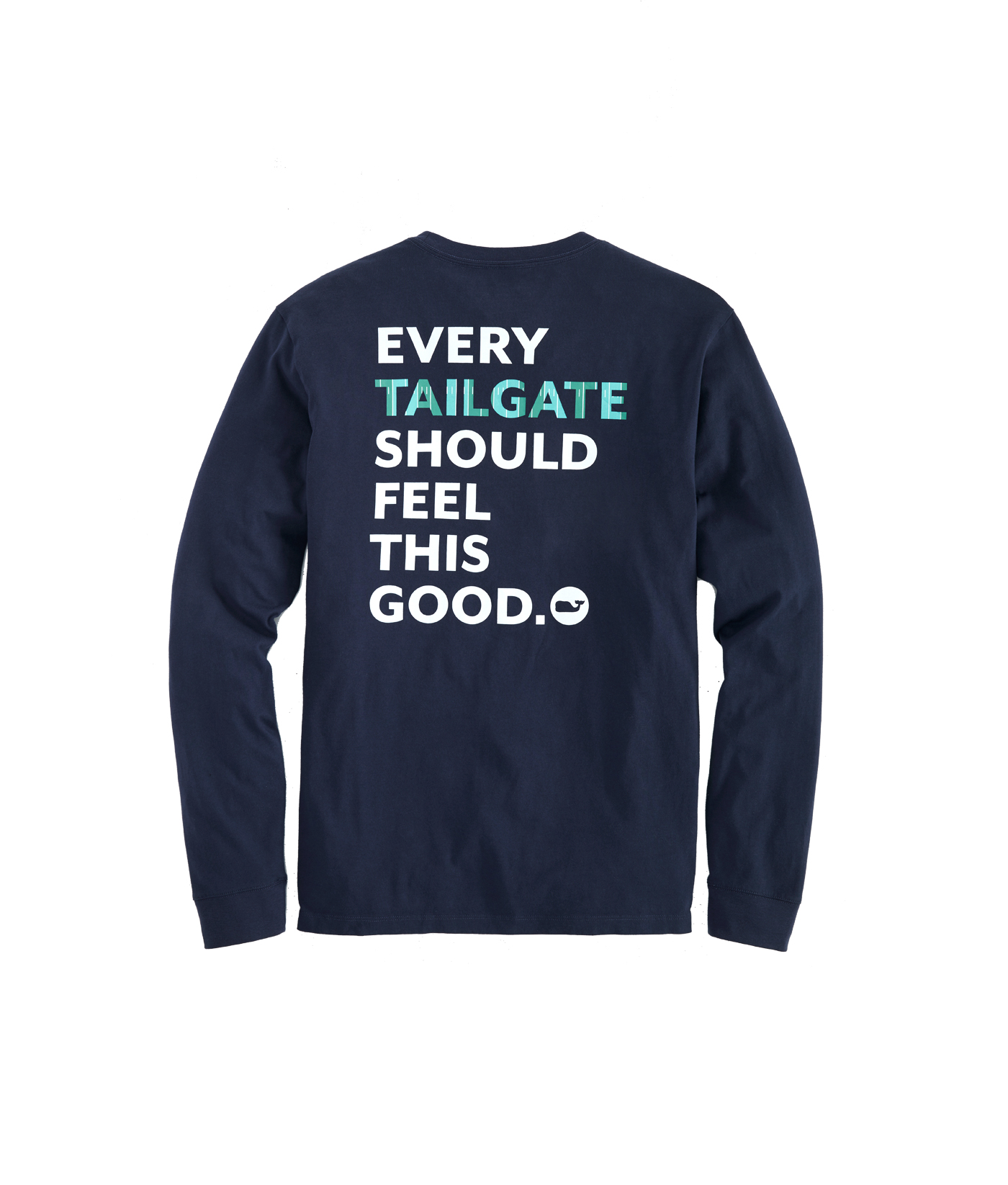 Shop Football Whale Tailgate Long-Sleeve Pocket Tee at vineyard vines