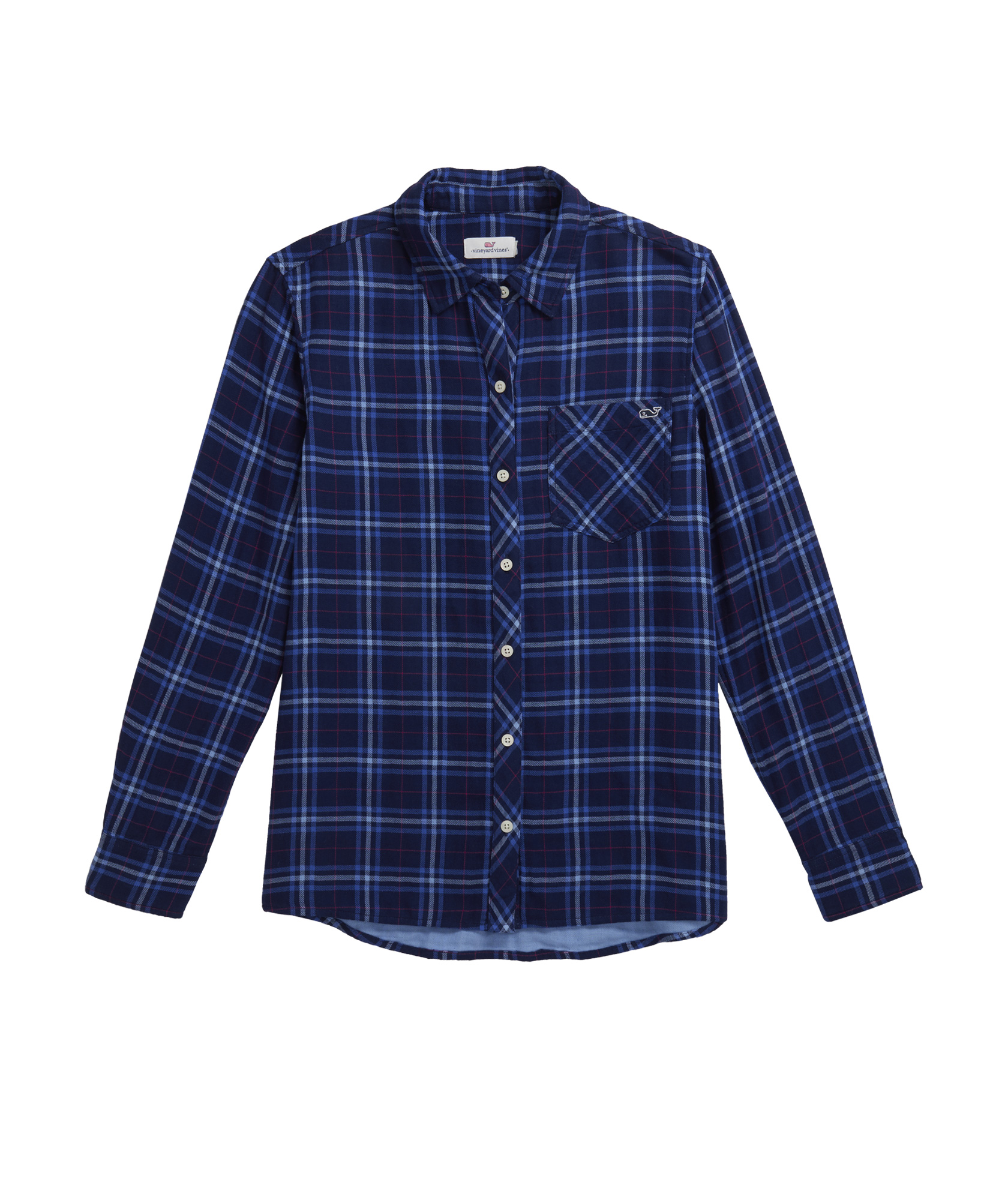 Shop Plaid Doublecloth Relaxed Button Down at vineyard vines