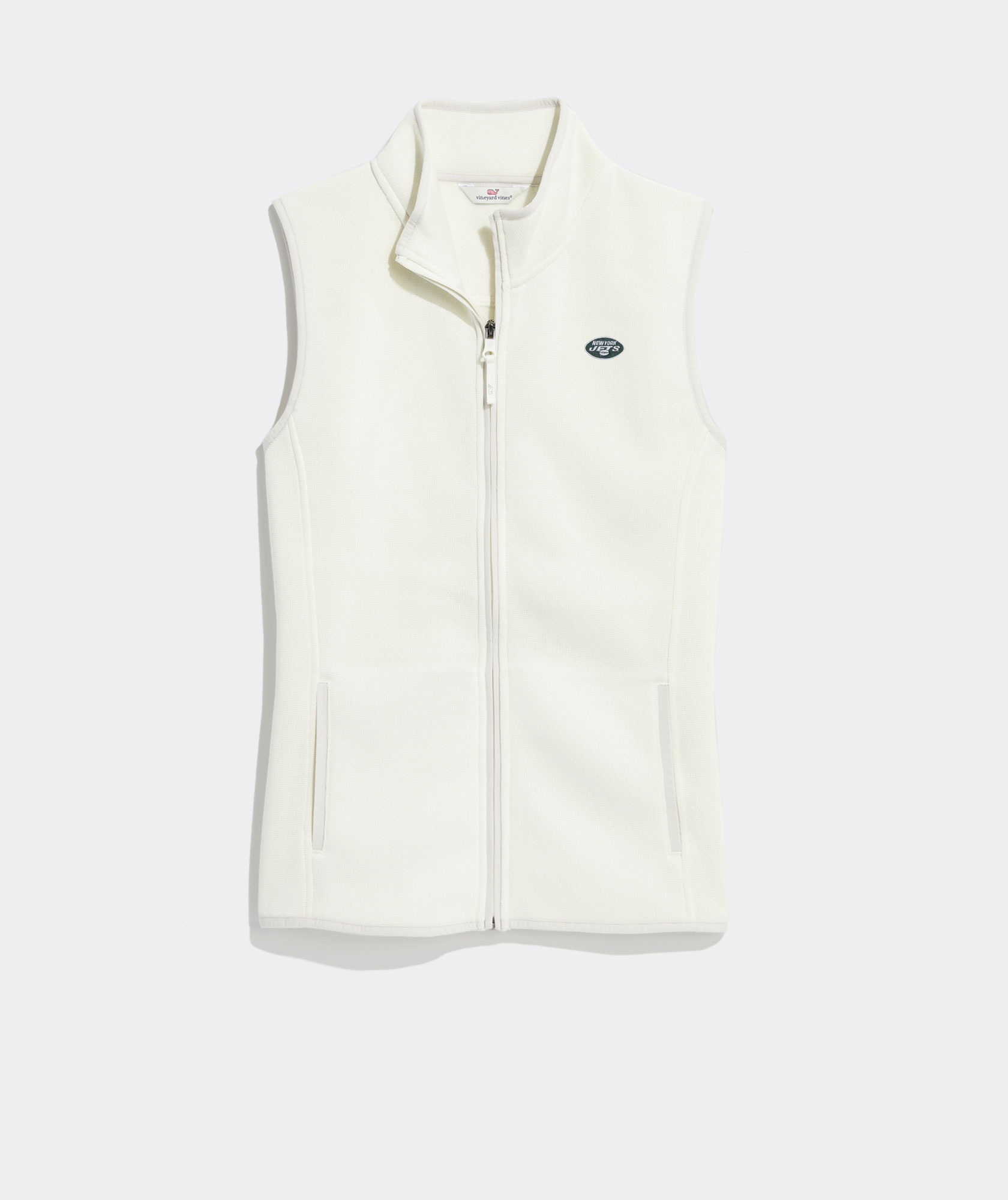 Shop Womens Sweater Fleece Vest - New York Jets at vineyard vines