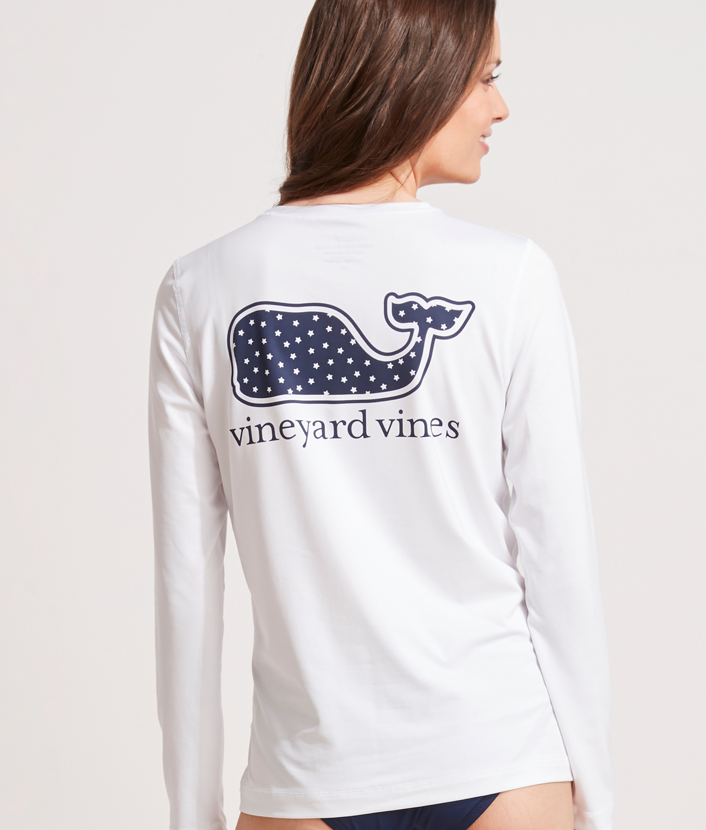 Shop Long-Sleeve Star Whale Swim Shirt at vineyard vines