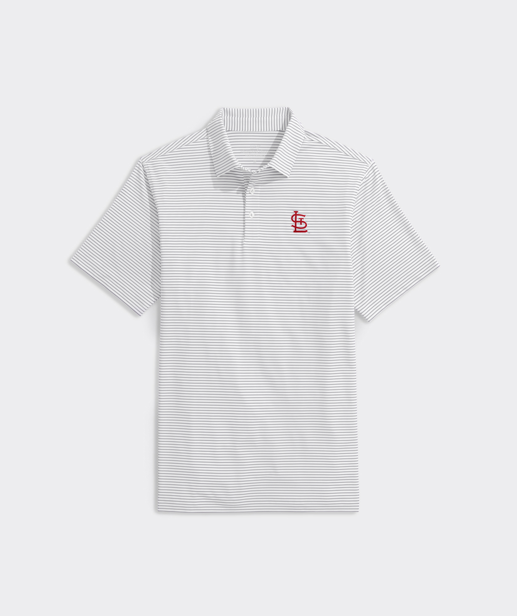 Shop St. Louis Cardinals Bradley Stripe Sankaty Polo at vineyard vines