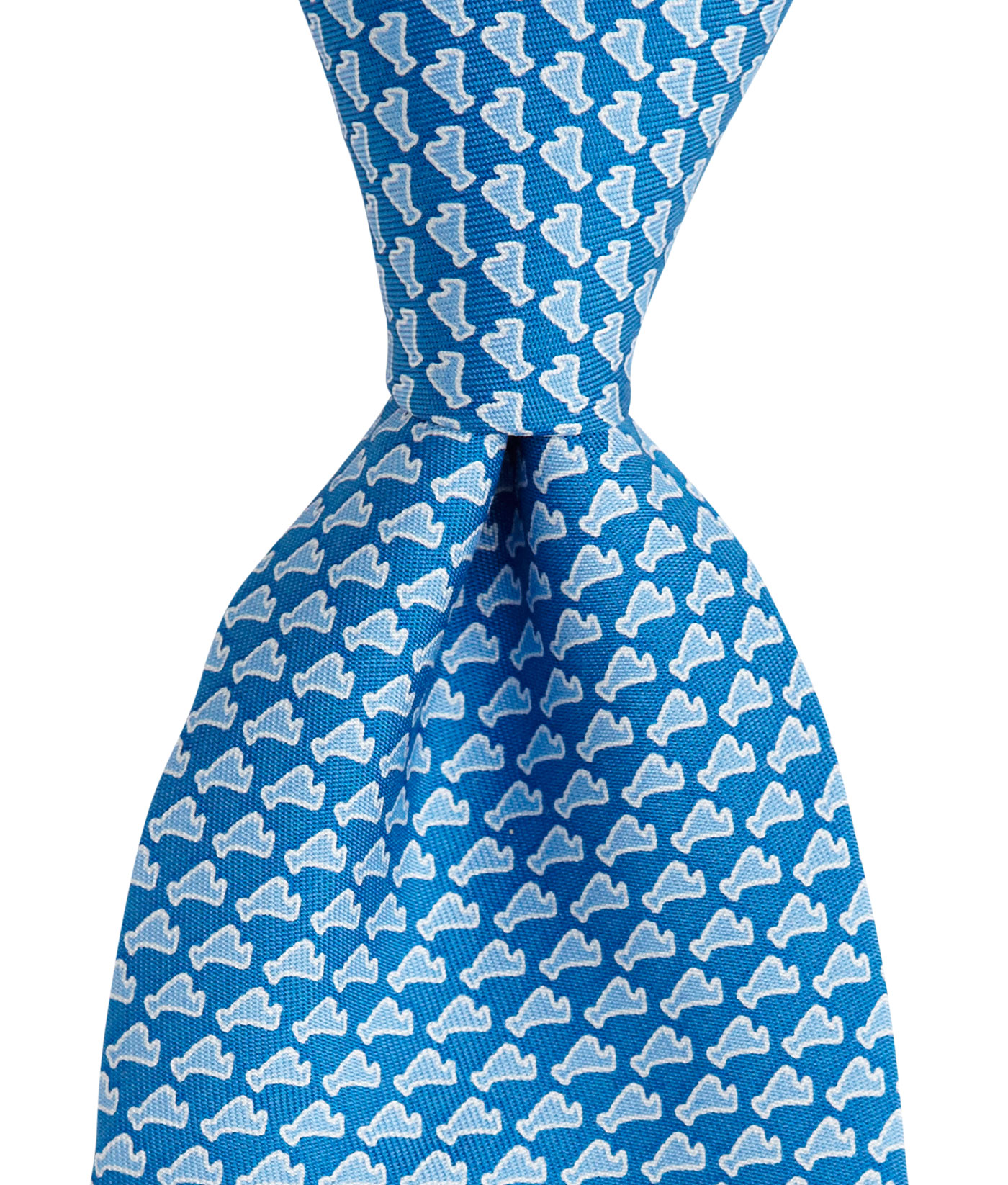 VINEYARD VINES Silk Tie Martha's Vineyard DOLPHINS Ocean